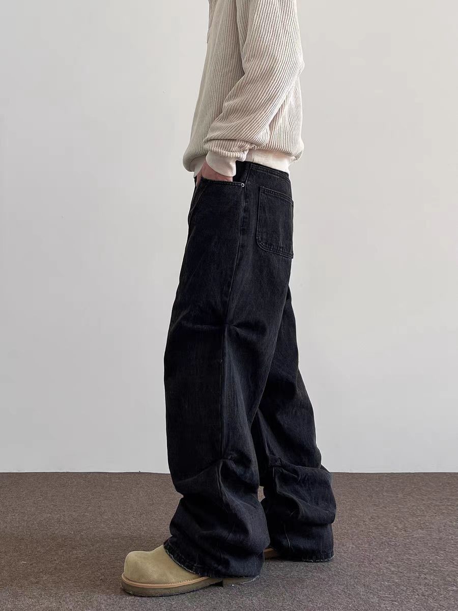 Japanese Brand × Jean High street deconstructed design micro flare jeans Size US 30 / EU 46 - 2 Thumbnail
