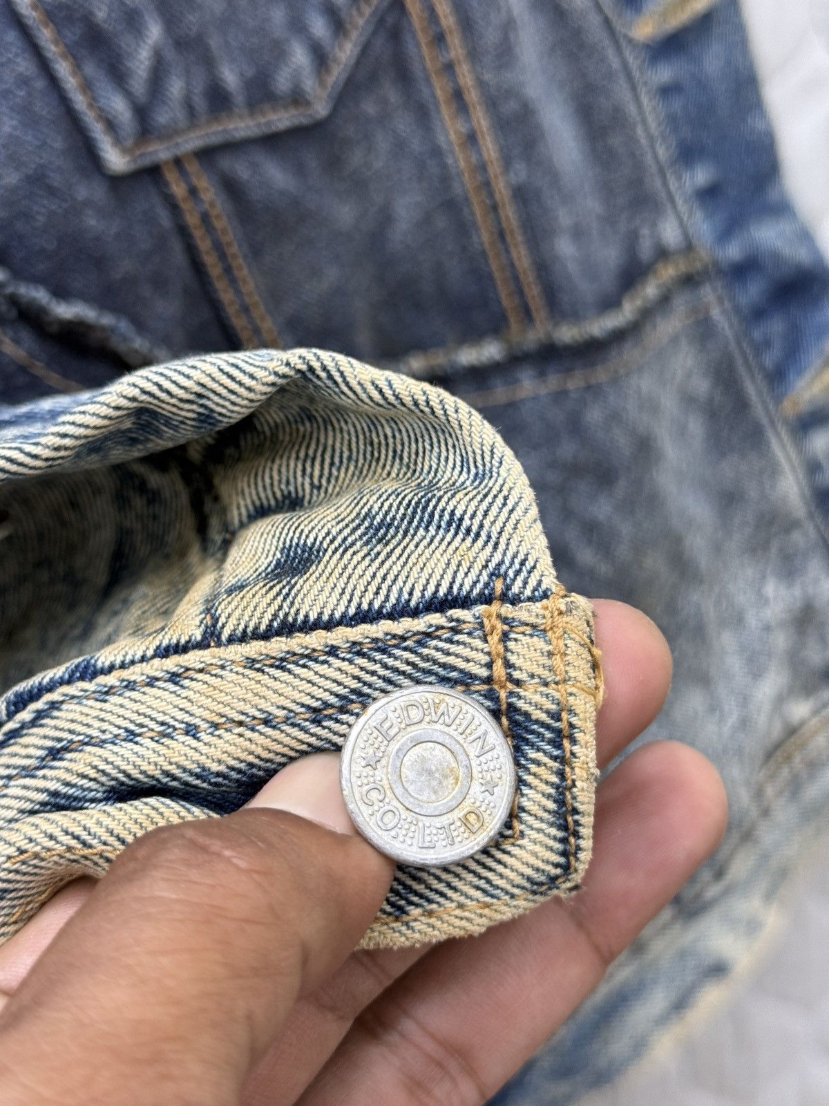 Edwin 🔥🔥🔥ARCHIVE VINTAGE EDWIN ACID WASH TRUCKER JACKET Size US M / EU 48-50 / 2 - 11 Thumbnail