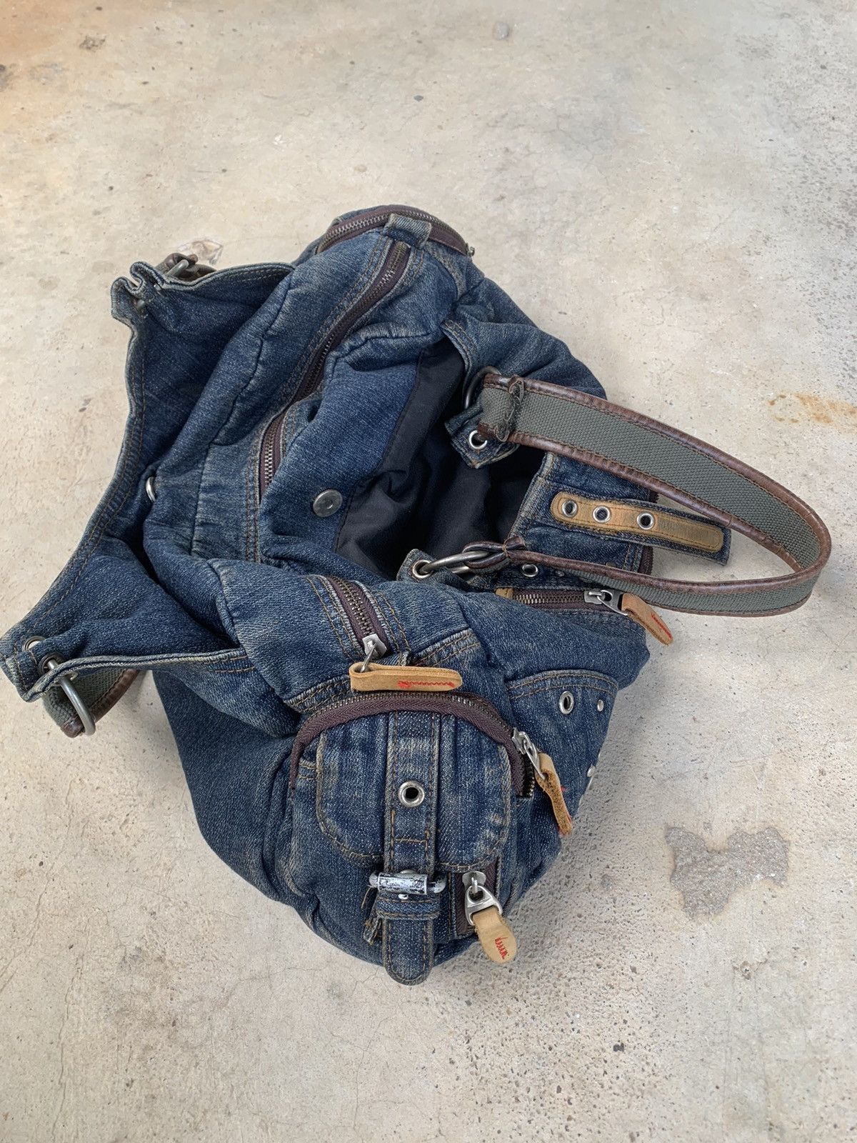 Vintage Bondage Studed Handbag Jeans Size ONE SIZE - 9 Thumbnail