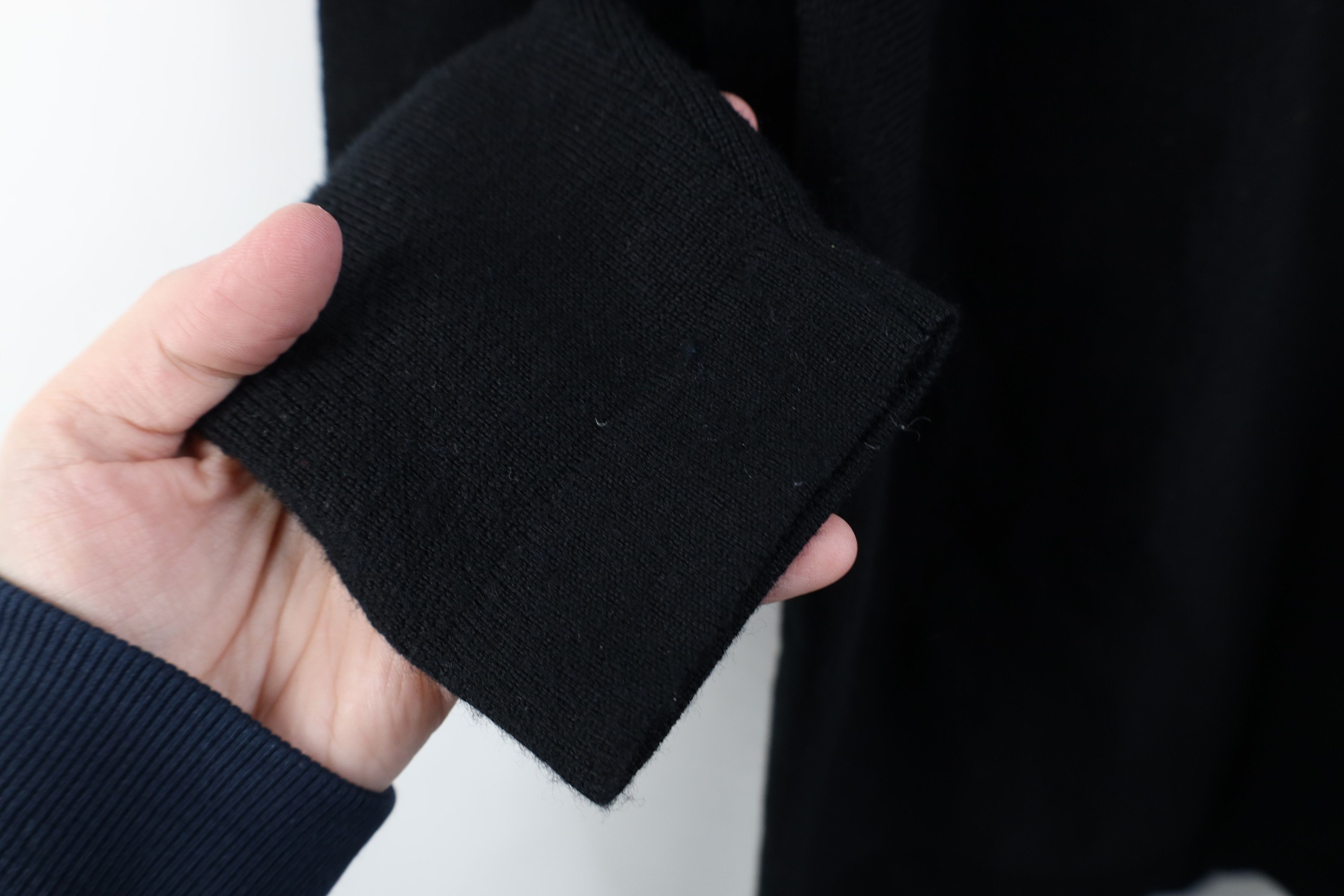 Lululemon Lululemon Blank Merino Wool Knit Crewneck Sweater Black Size US L / EU 52-54 / 3 - 6 Thumbnail
