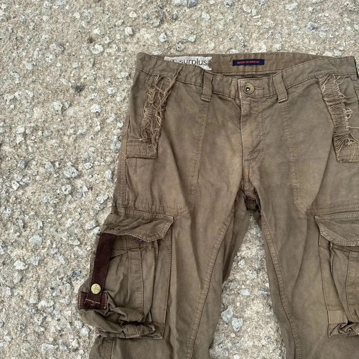 Generic Surplus SICKS💥FLARE/BOOTCUT SURPLUS Japan Tactical Multi Cargo Pants Size US 30 / EU 46 - 3 Thumbnail