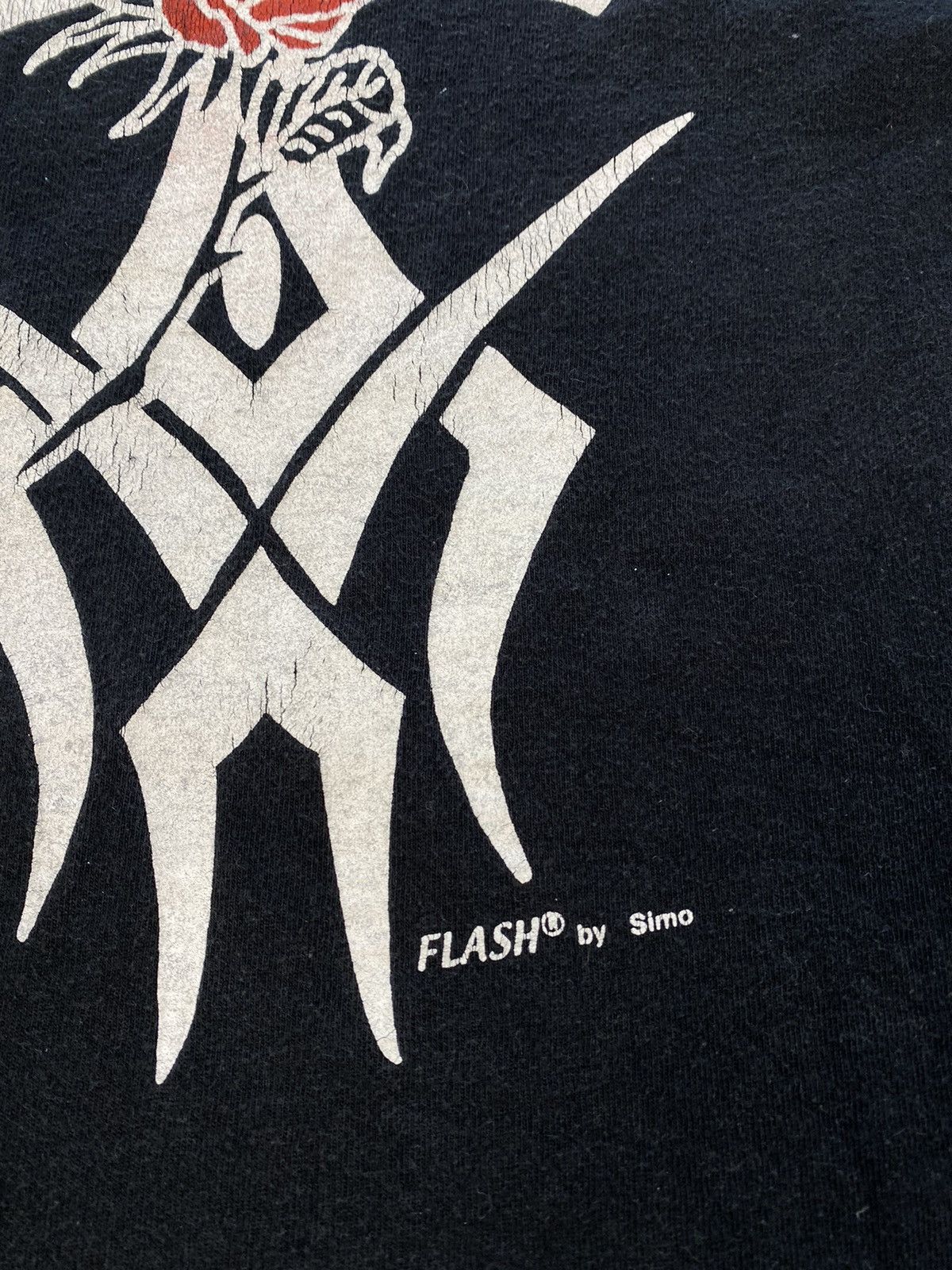 Band Tees × Vintage Vintage Rare FLASH by Simo Band USA Longsleeve Shirt Size US XL / EU 56 / 4 - 14 Thumbnail
