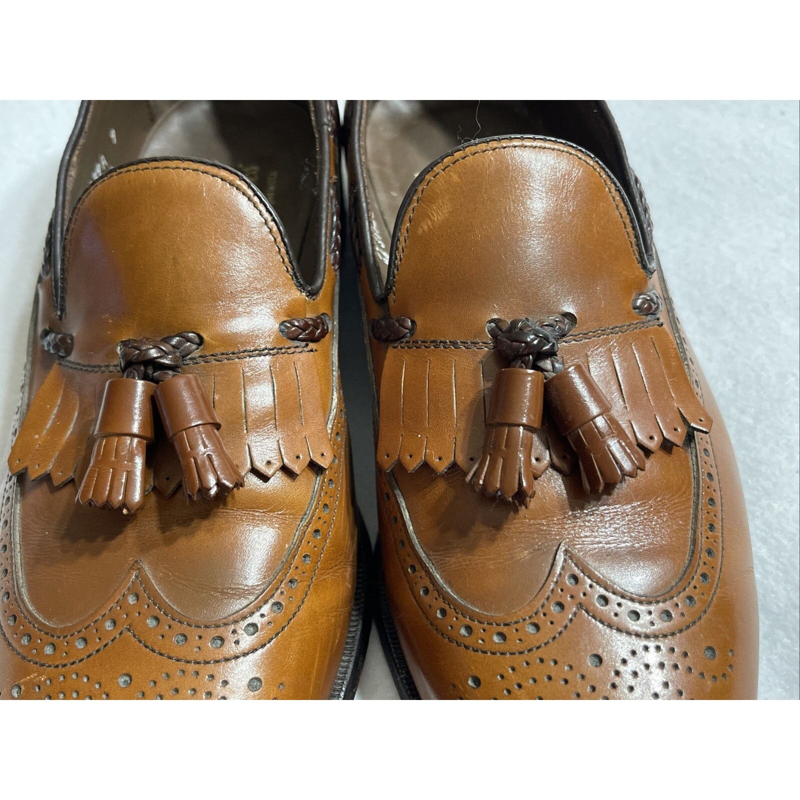 Footjoy Foot-joy Classics Brown Dress Loafers Tassel Men’s 10E Size US 10 / EU 43 - 11 Thumbnail