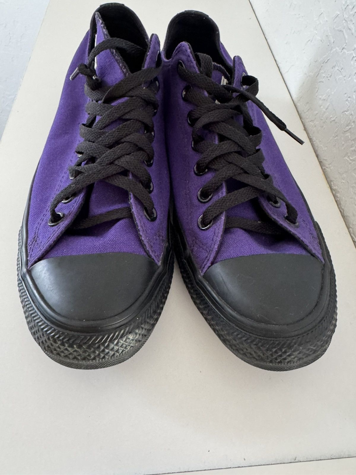 Converse Purple Converse CTAS Low Top Varsity Embroidery Size US 10 / EU 43 - 5 Thumbnail