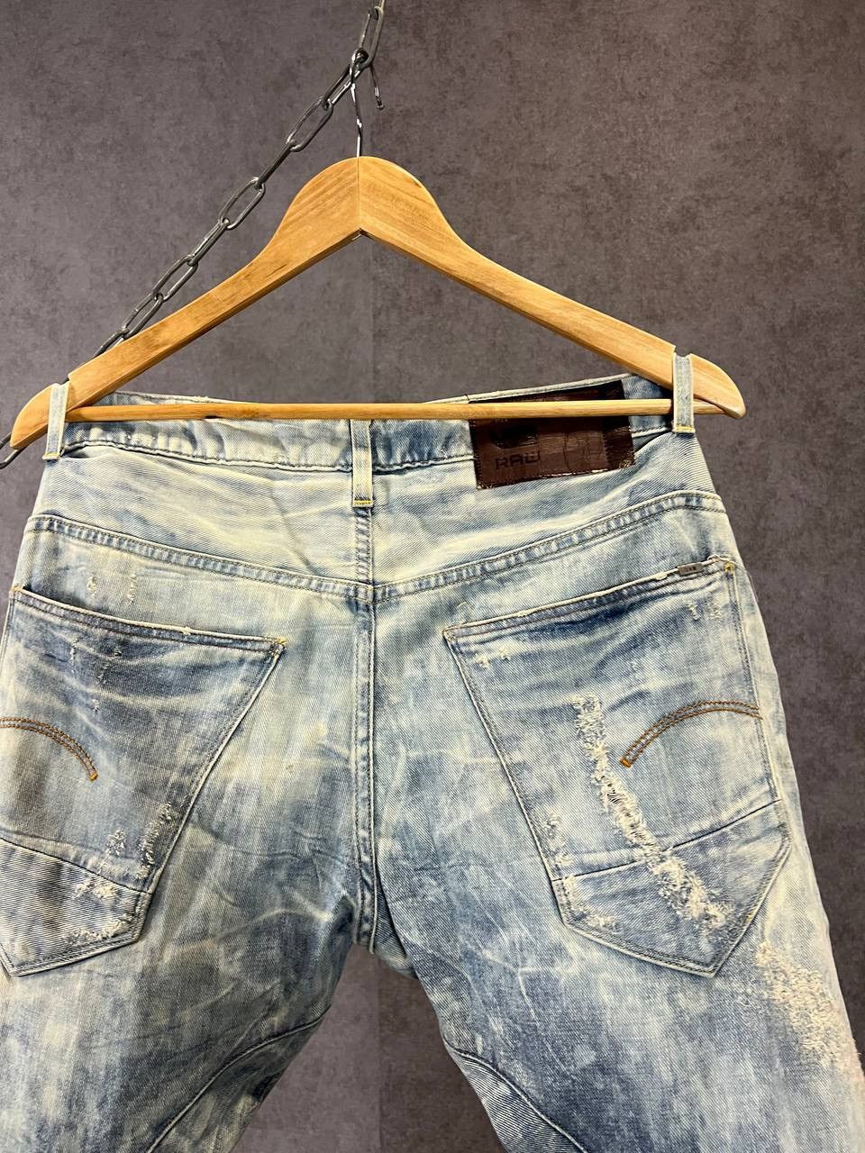 G-Star G Star Raw 3D distressed denim jeans Size US 32 / EU 48 - 11 Thumbnail