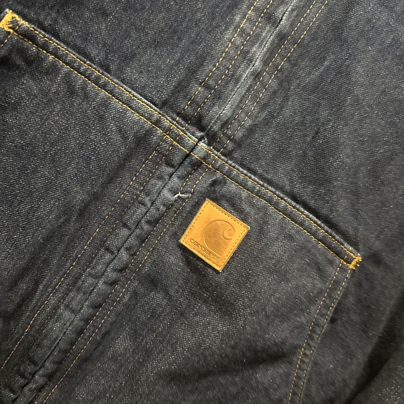 Carhartt Carhartt Denim Active Jacket Flannel Lined 50th Anniversary Large Men’s HTF Size Size US L / EU 52-54 / 3 - 2 Thumbnail