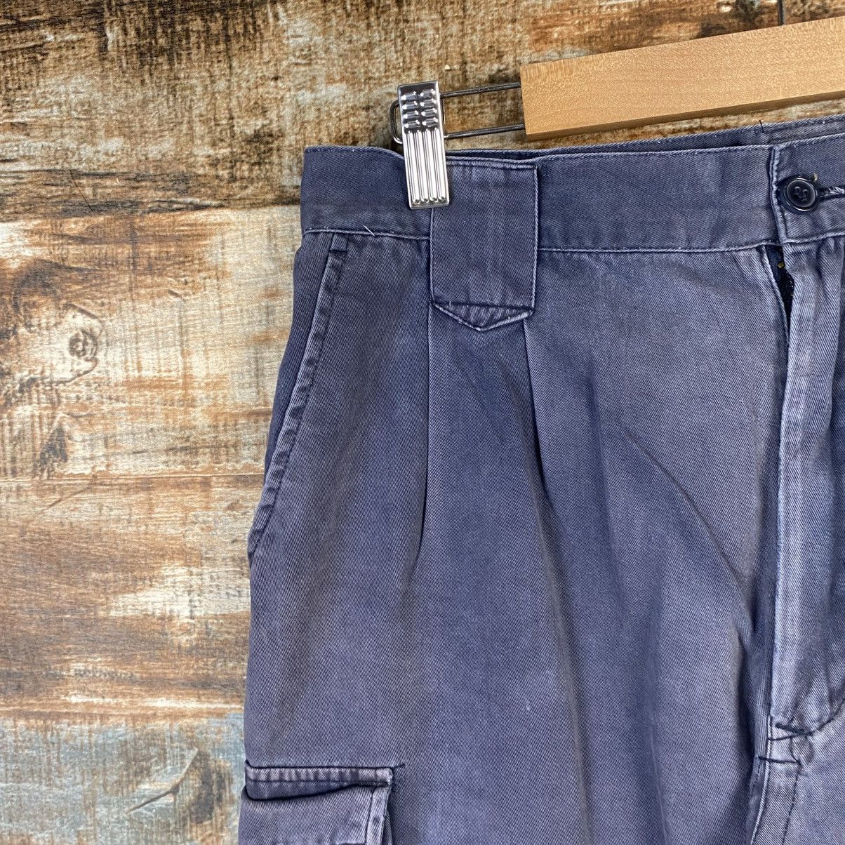 Japanese Brand DL Japanese Brand Blue Cargo Multipocket Pants #C969 Size US 31 - 7 Thumbnail