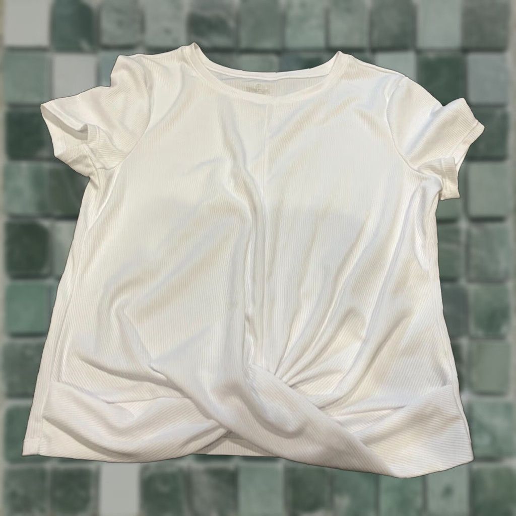 Spalding Spalding Shirt Womens Medium M White Short Sleeve T-Shirt Casual Regular Size M / US 6-8 / IT 42-44 - 1 Thumbnail