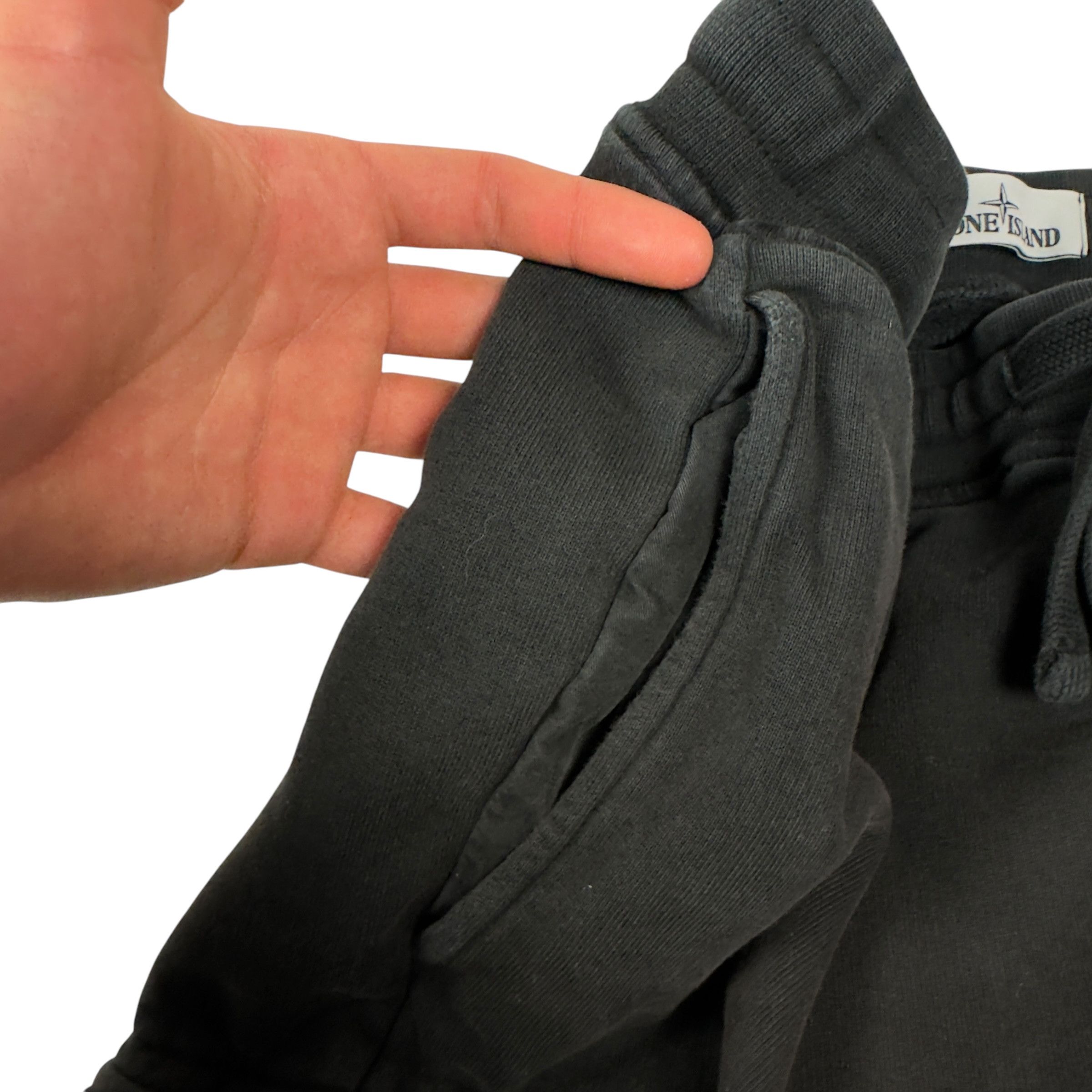 Stone Island Stone Island Men's Black Cotton Drawstring Cargo Trousers S Size US 32 / EU 48 - 5 Thumbnail