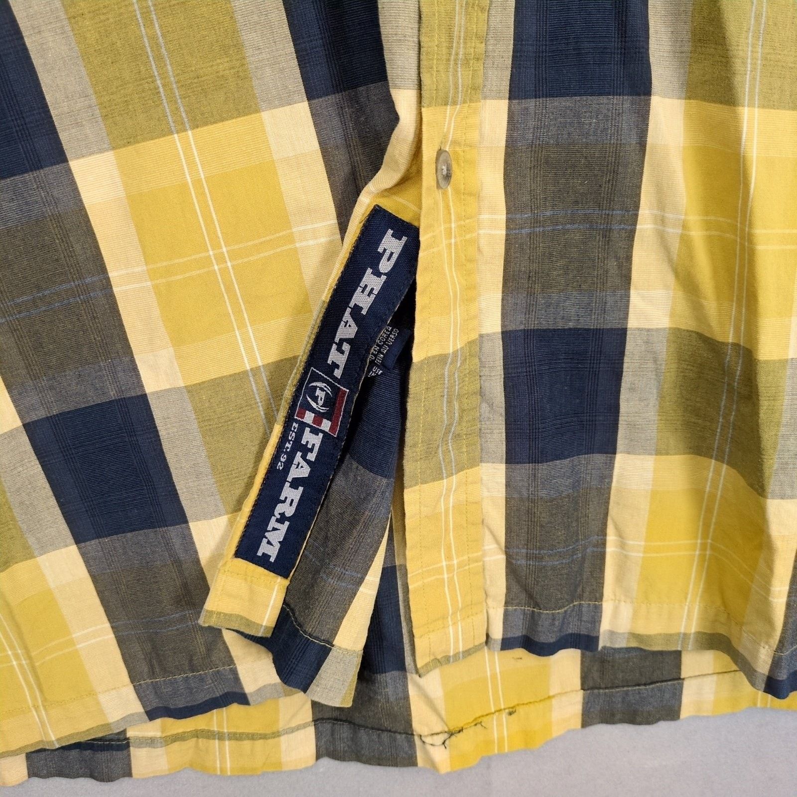 Phat Farm Vtg Y2K Phat Farm Men's XL Plaid Button Up Shirt Size US XL / EU 56 / 4 - 2 Thumbnail