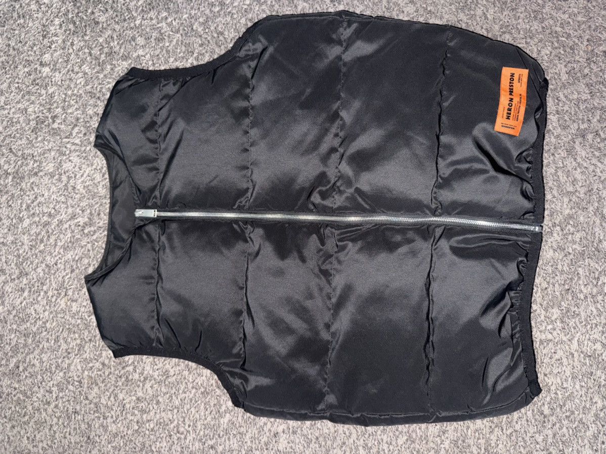 Heron Preston Heron Preston full zip Logo-Tape vest Size US M / EU 48-50 / 2 - 2 Thumbnail