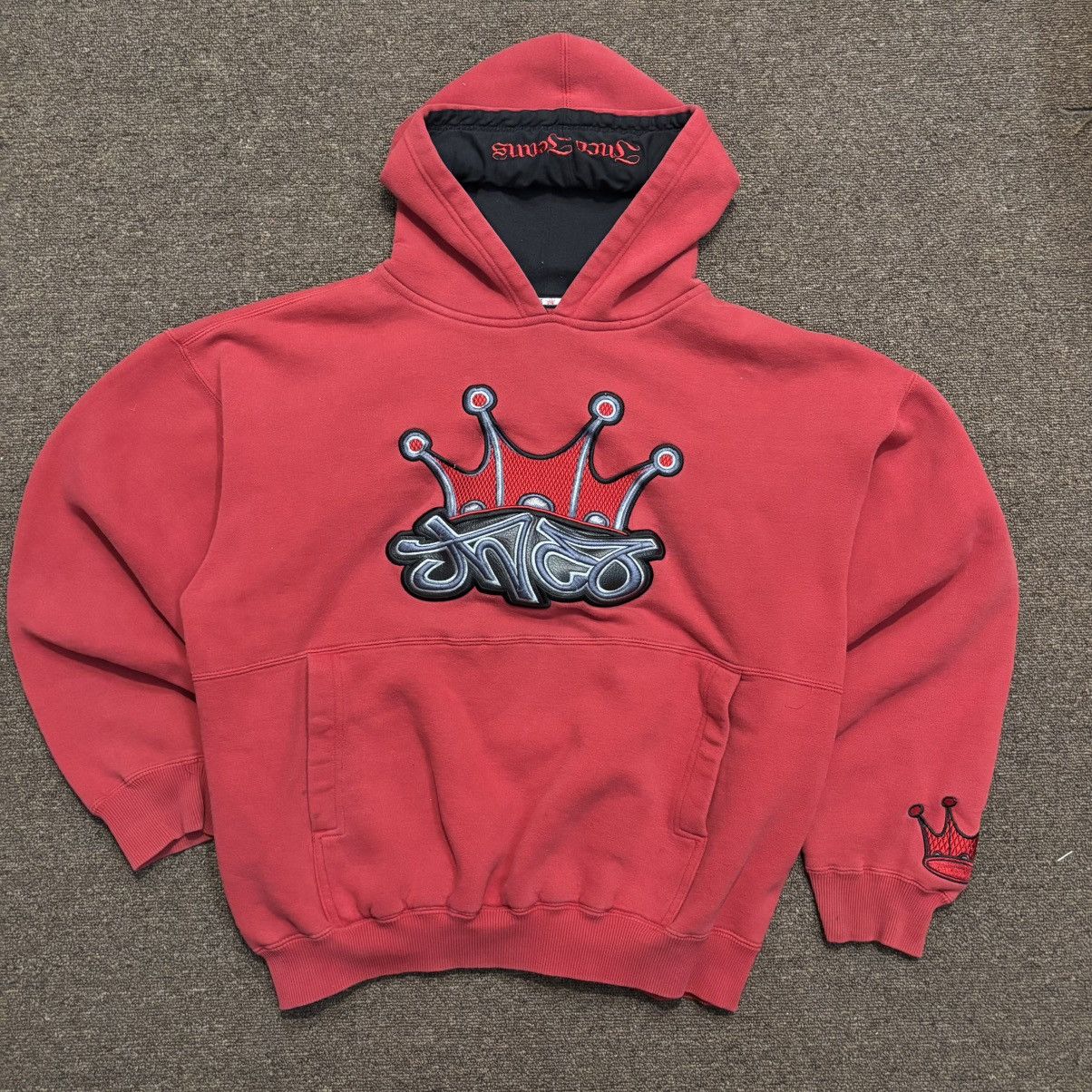 JNCO JNCO red hoodie Size US XL / EU 56 / 4 - 1 Thumbnail