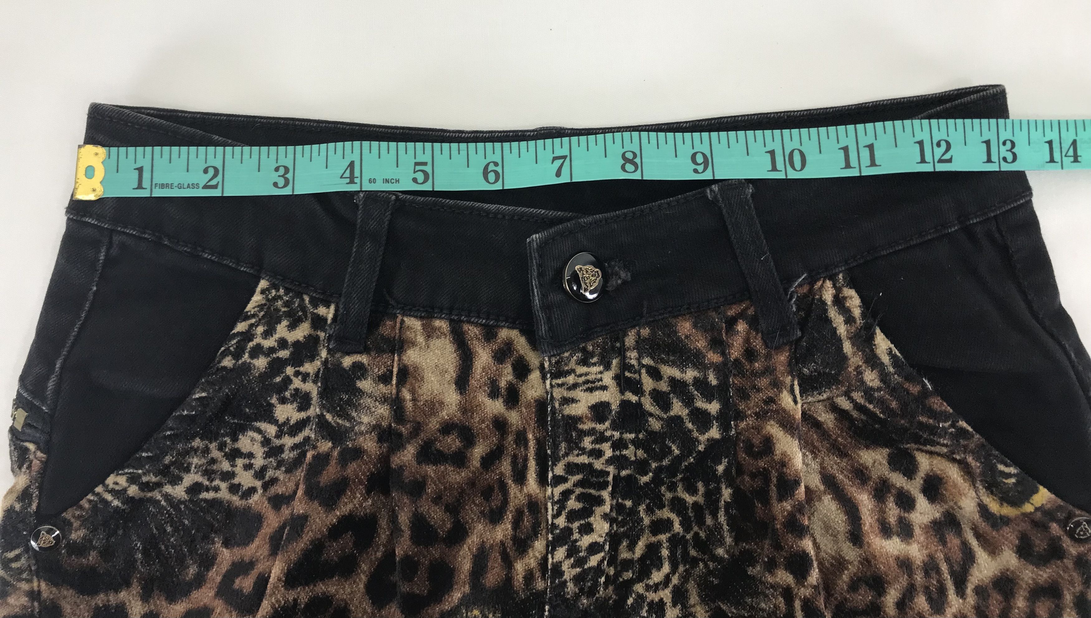 Japanese Brand Japanese Tiger & Leopard 3D Printed Velvet Skinny Pants Size 26" / US 2 / IT 38 - 18 Thumbnail