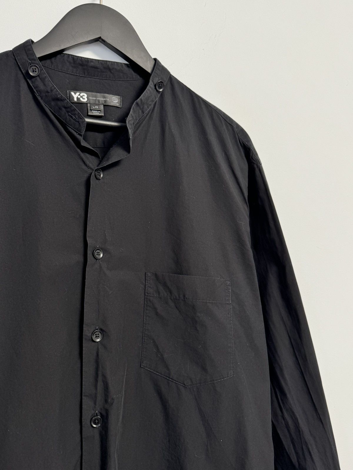 Yohji Yamamoto Yohji Yamamoto Button Men’s T-Shirt Up Cotton Size US L / EU 52-54 / 3 - 4 Thumbnail