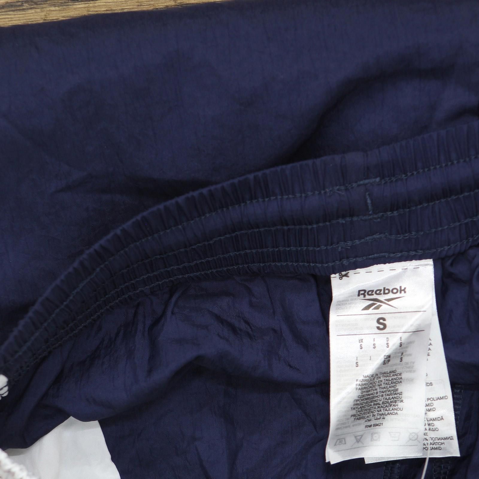 Reebok Nwt Reebok Nylon Track Pants It5650 Vector Navy Blue S Size 28" / US 6 / IT 42 - 4 Thumbnail
