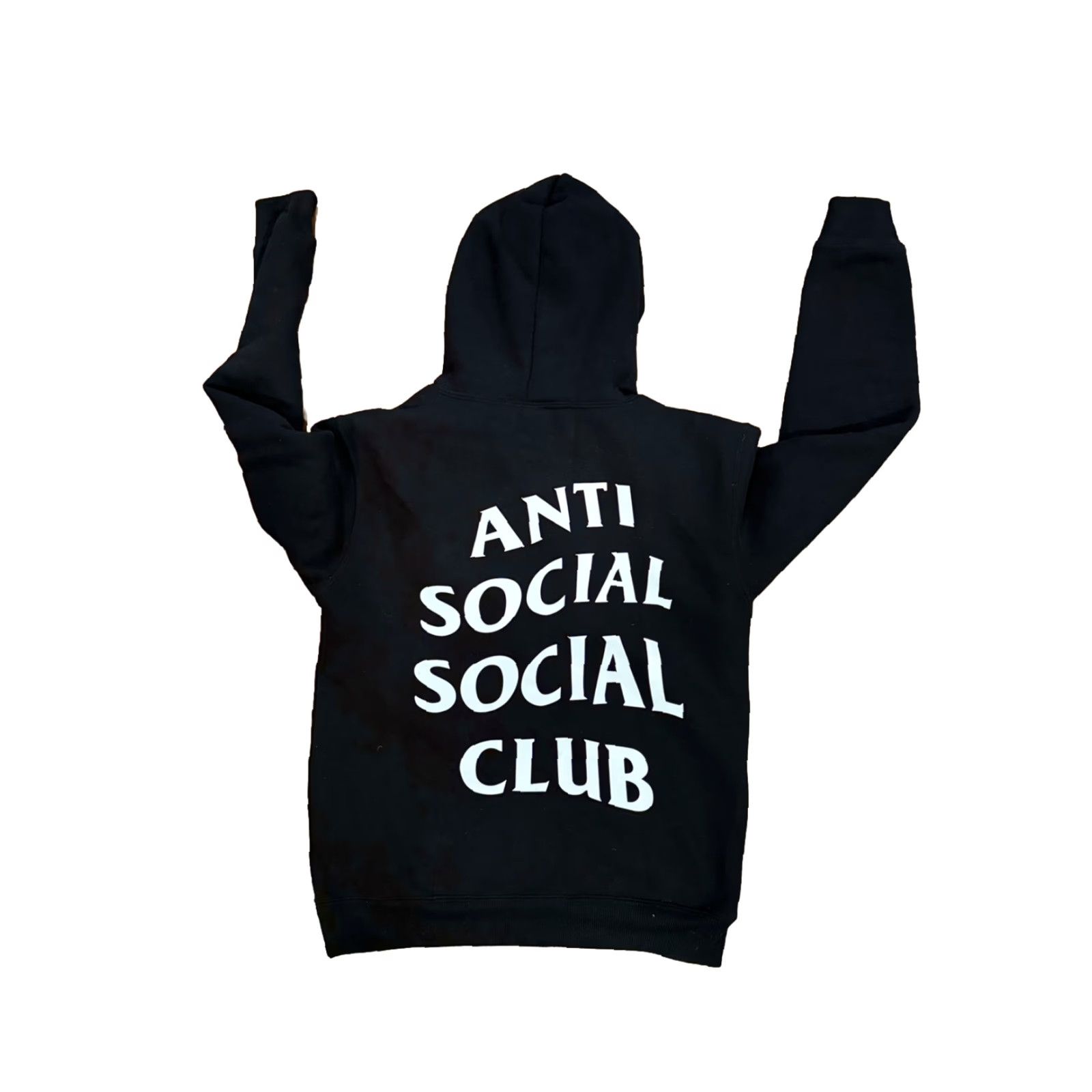 Anti Social Social Club Anti Social Social Club Hoodie Pullover Logo Black White Plain Sweatshirt Medium Mens Size US M / EU 48-50 / 2 - 4 Thumbnail