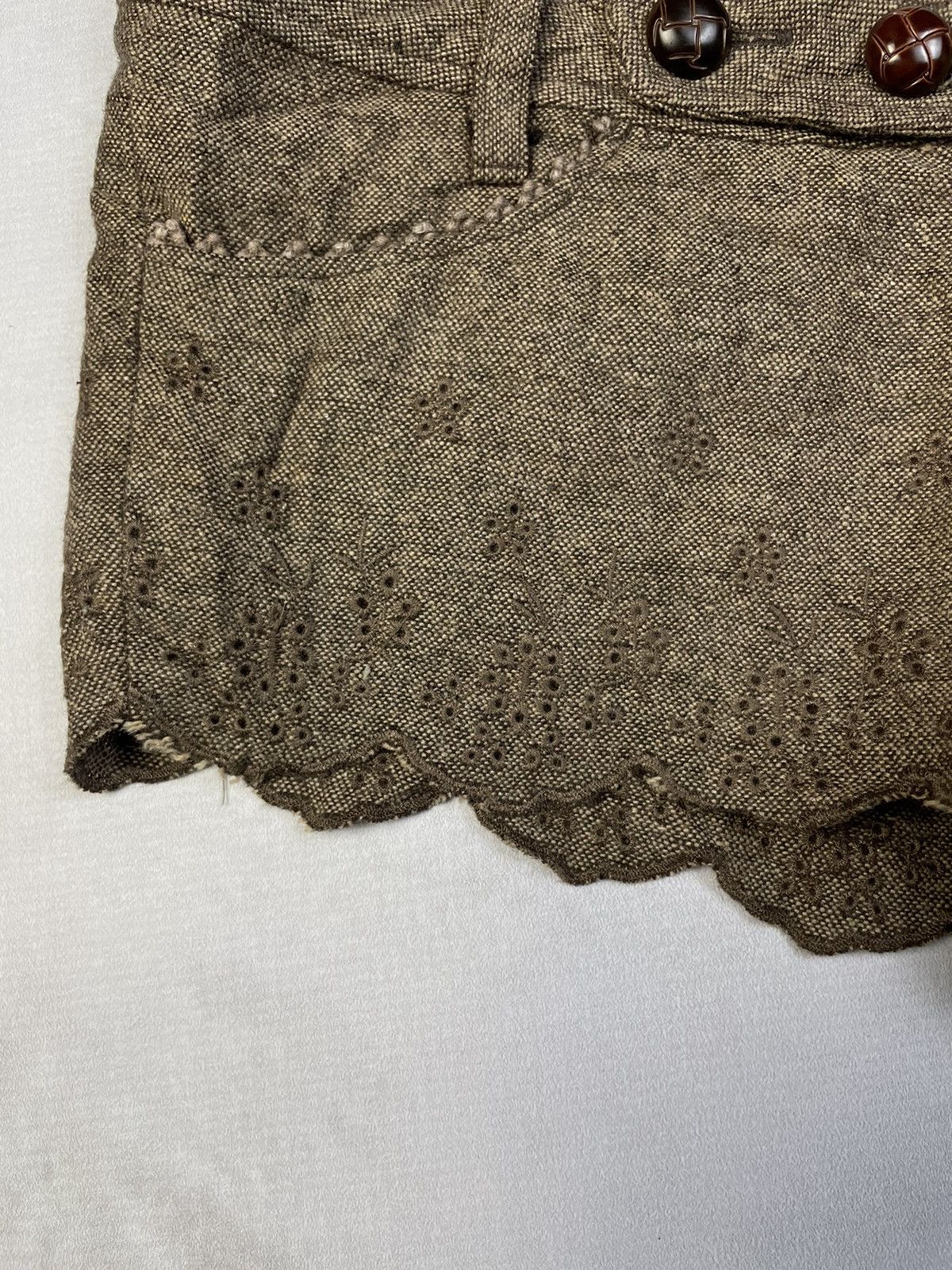 LIZ LISA Liz Lisa Mori Kei Brown Neapolitan Chocokaji Shorts Size 28" / US 6 / IT 42 - 5 Thumbnail
