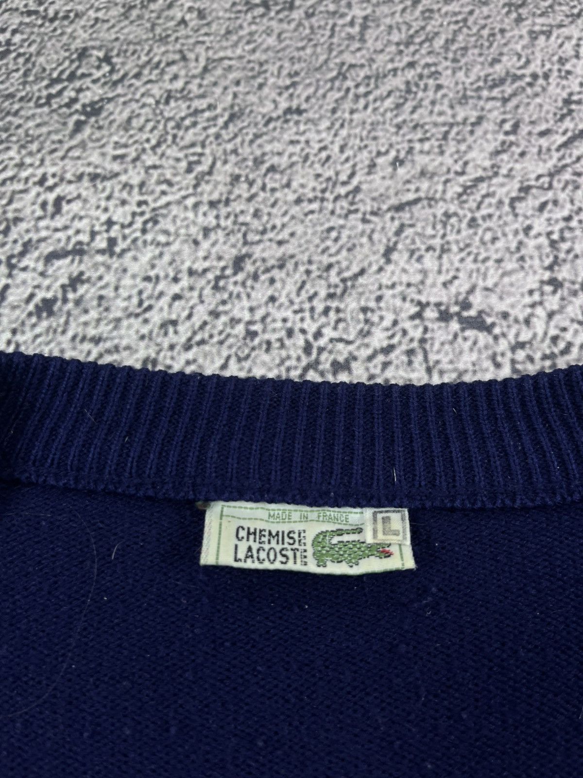 Lacoste Chemise Lacoste Vintage 90s Knit Cardigan Size US L / EU 52-54 / 3 - 7 Thumbnail
