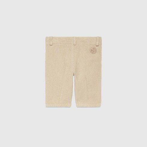 Gucci o1mt1gz0225 KIDS Velvet Corduroy Pant in Beige Size US 26 / EU 42 - 1 Preview