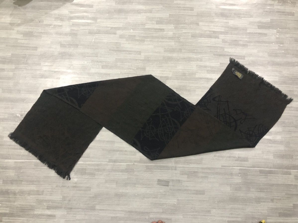 Vivienne Westwood Vivienne Westwood Full Print Wool Scarf Muffler Size ONE SIZE - 3 Thumbnail