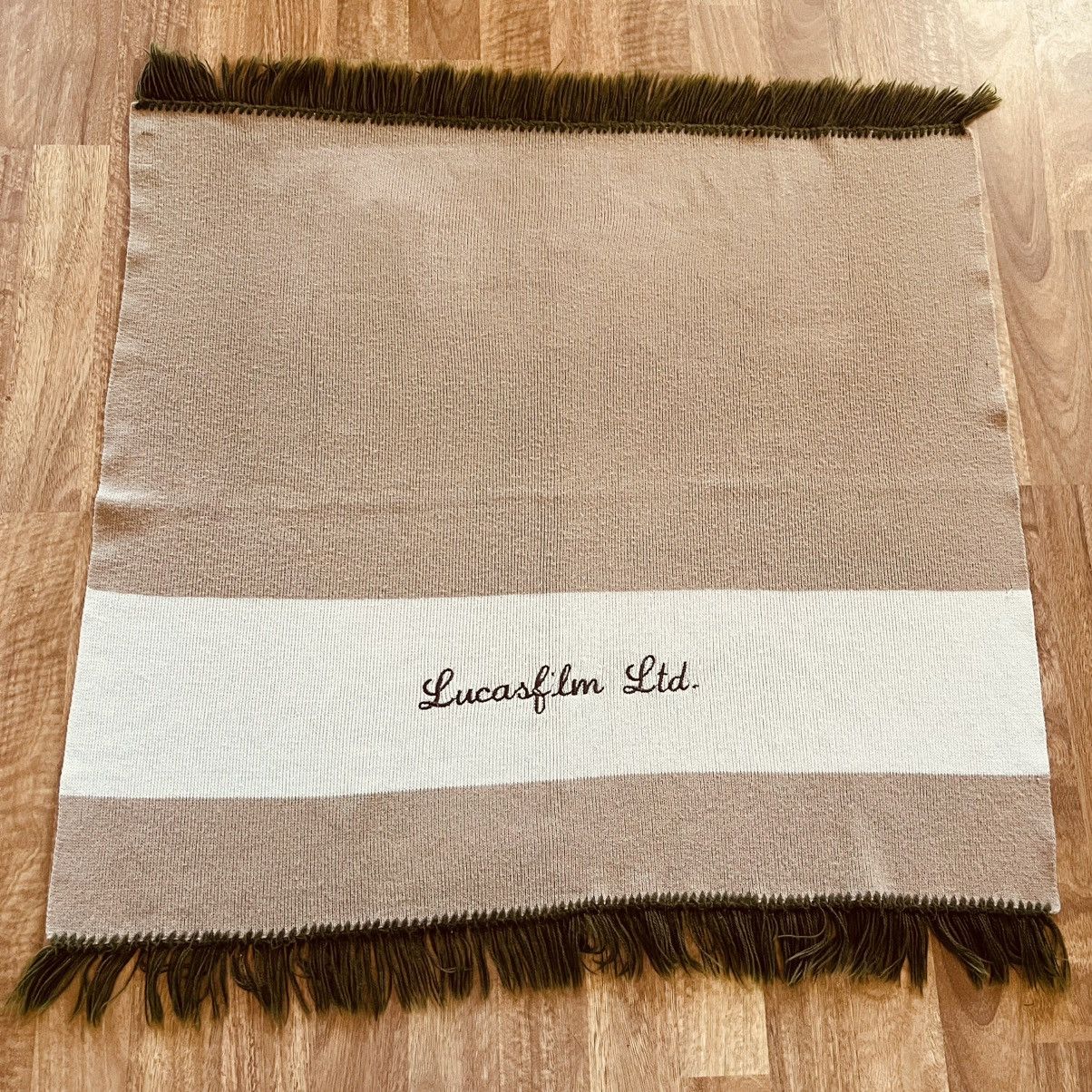 Vintage Lucasfilm Ltd Knit Throw Blanket USA Made Wool Blend Fringe Size ONE SIZE - 5 Thumbnail