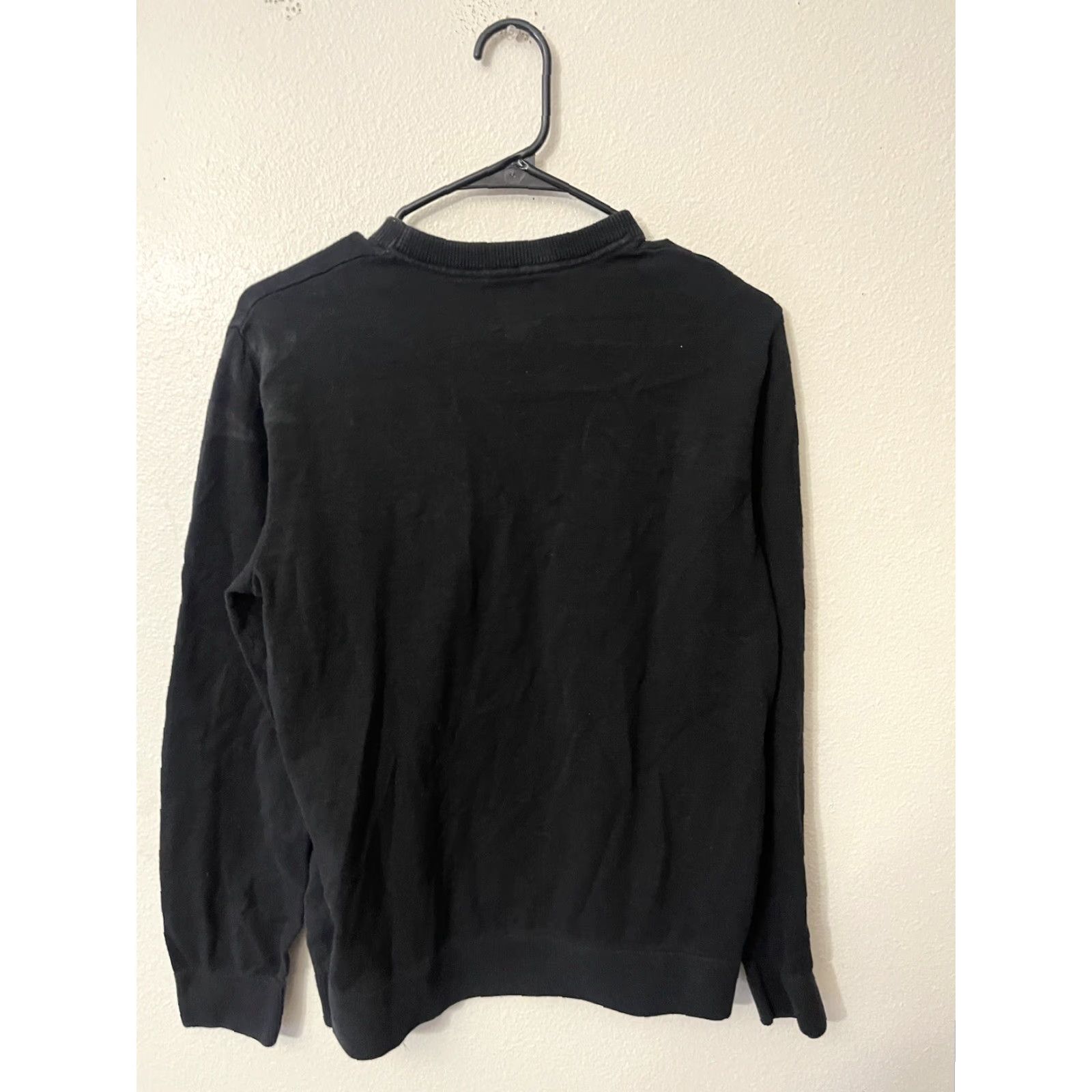 Gap GAP Sweatshirt Mens Size Small Long Sleeve Crew Neck Black Solid Cotton Pullover Regular Breathable Gym & Training 90s? Mens Size US S / EU 44-46 / 1 - 3 Thumbnail