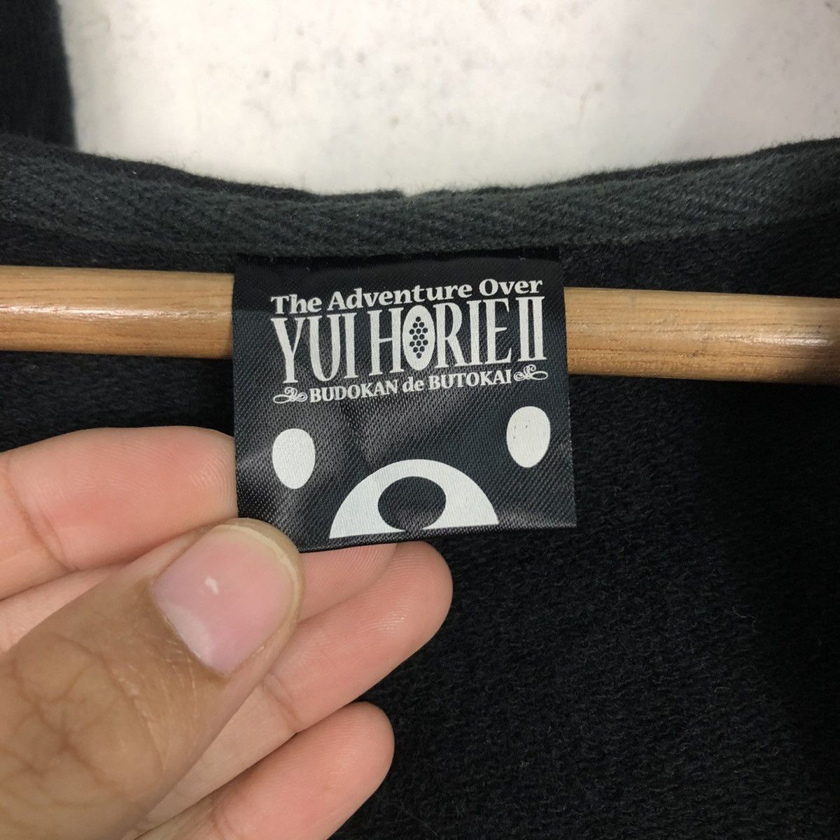 Cartoon Network 🔥RICH BLACK VINTAGE ZIPPER HOODIE YUI HORIE II BUDOKAN Size US S / EU 44-46 / 1 - 22 Thumbnail