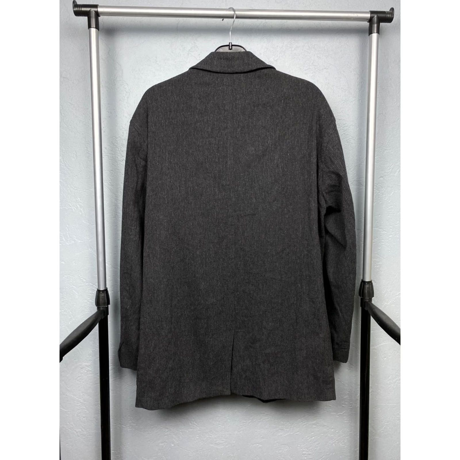 Kenzo KENZO Homme Vintage Wool Coat Jacket XL Gray Mens Coat 90s Size US XL / EU 56 / 4 - 6 Thumbnail