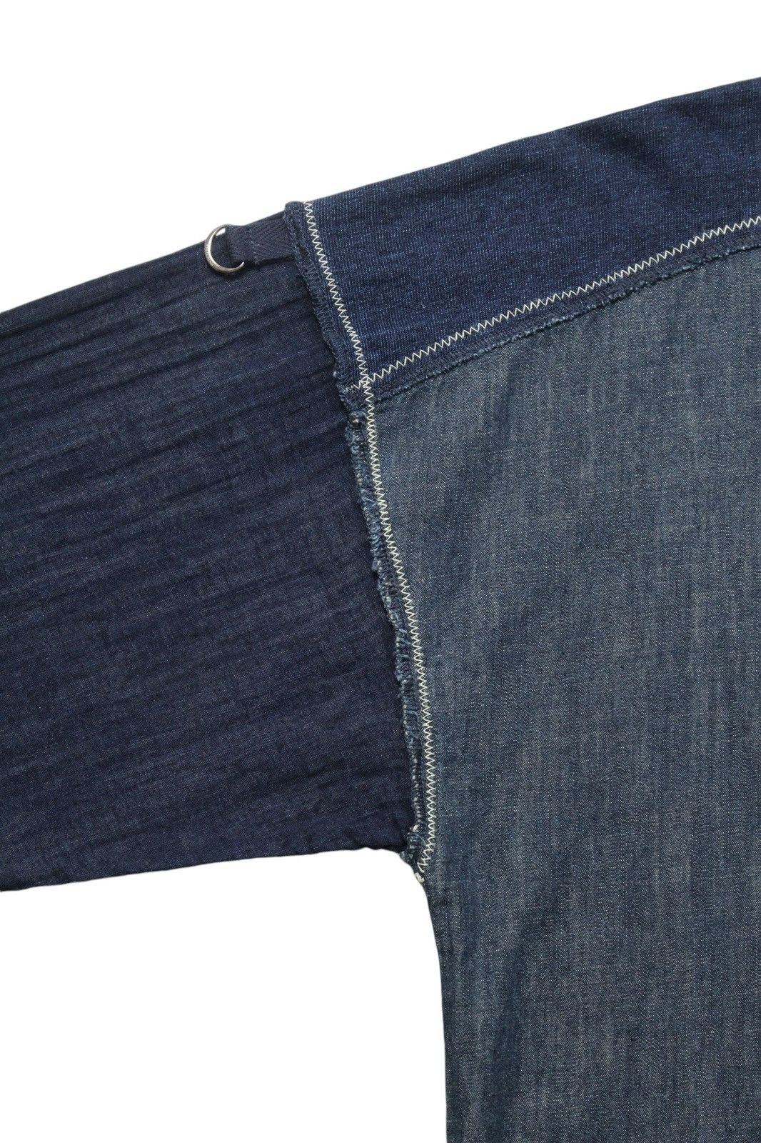 Hysteric Glamour 2000S HYSTERIC GLAMOUR DENIM LINEN INDIGO TACTICAL LONG SLE Size US XL / EU 56 / 4 - 6 Thumbnail
