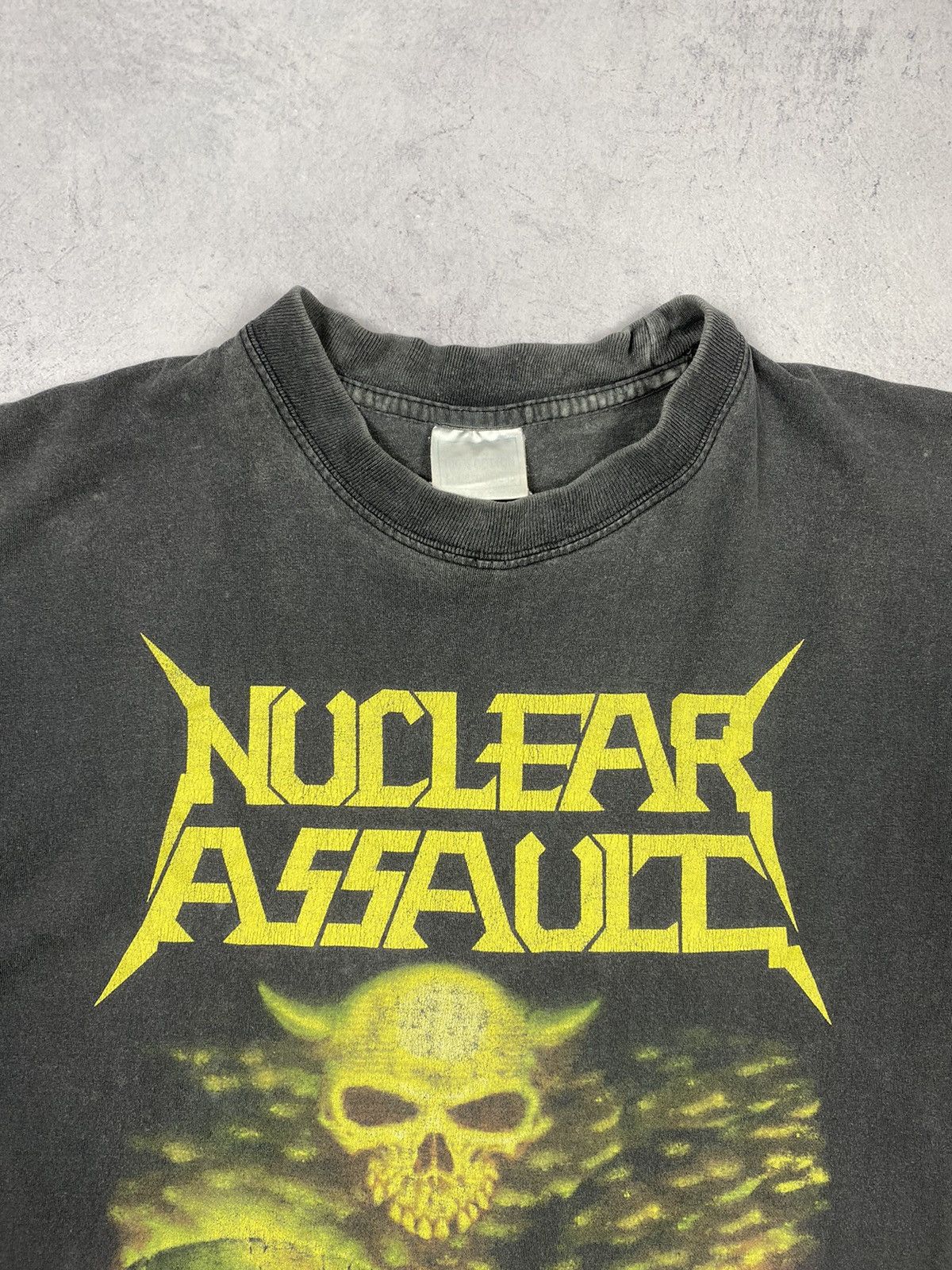 Band Tees Vintage Nuclear Assault Thrash Metal Tour T-Shirt Size US M / EU 48-50 / 2 - 5 Thumbnail