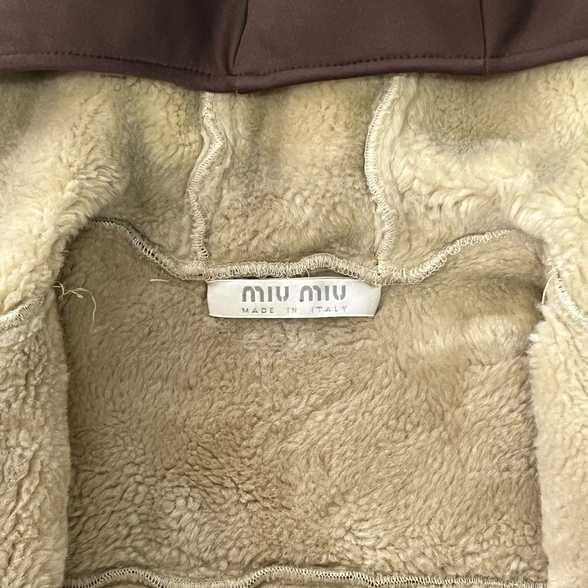 Miu Miu MIU MIU 1999FW Mouton Hooded Coat Size S / US 4 / IT 40 - 11 Thumbnail