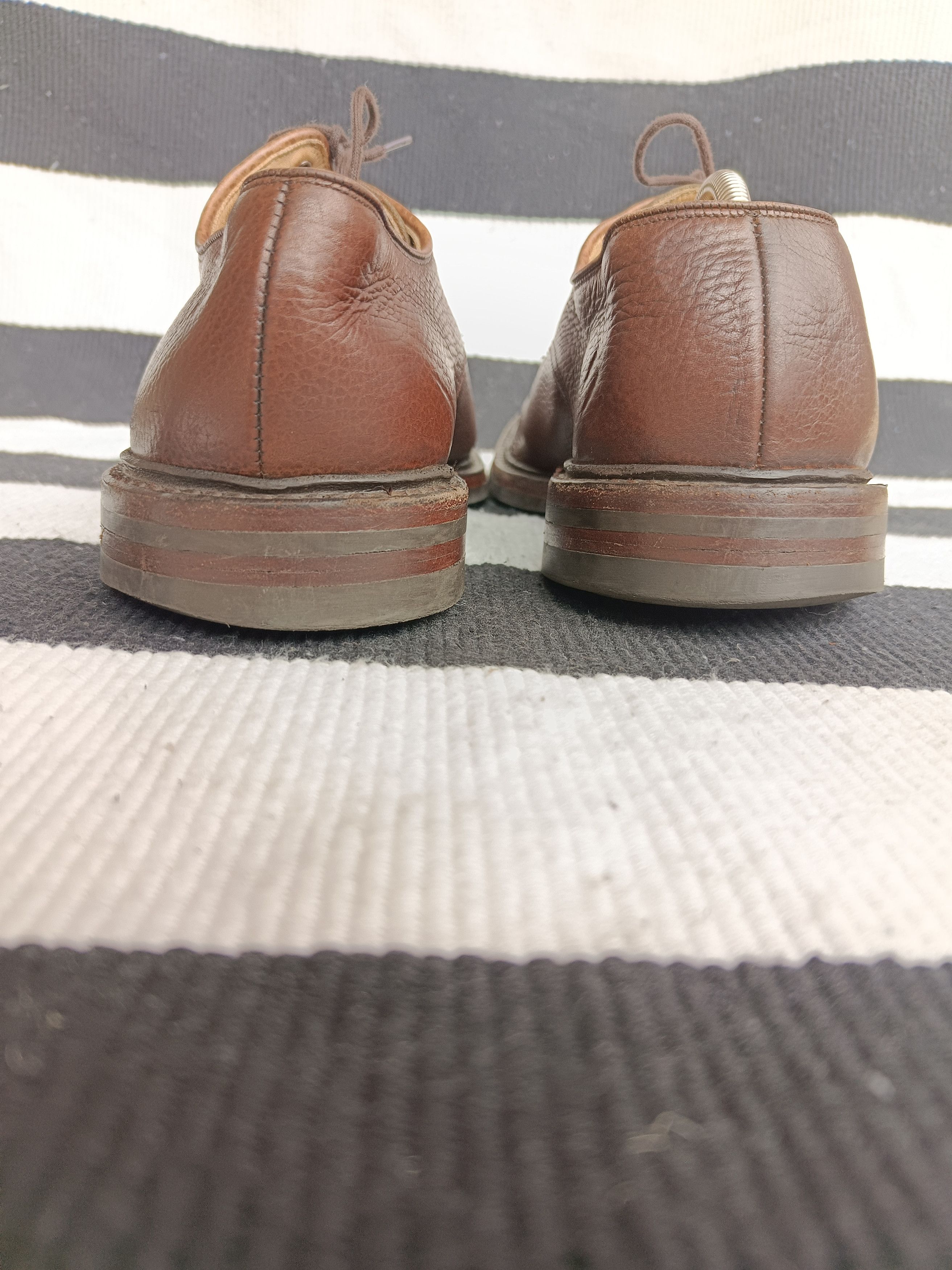 Crockett & Jones Crockett & Jones Grasmere Pebble Grain Leather Shoes Size US 10.5 / EU 43-44 - 6 Thumbnail
