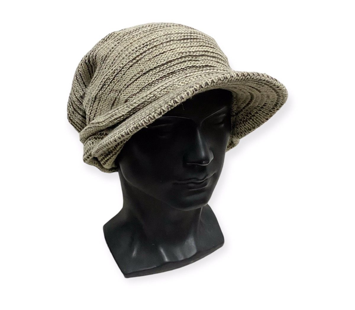 image of Visor Beanie Hat in Brown, Men's