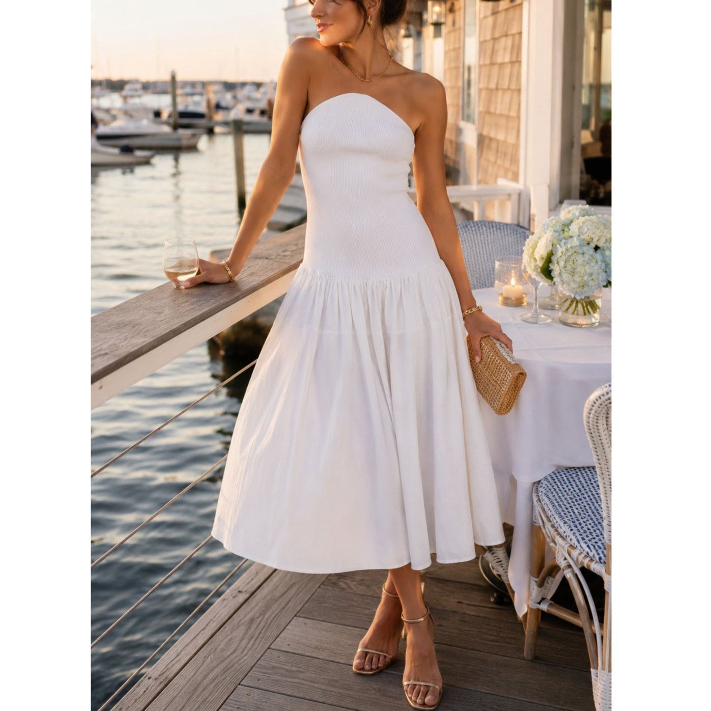 alexis beige dress Alexis Midi Dress ~ Champagne Luxe Satin  Show Me Your Mumu