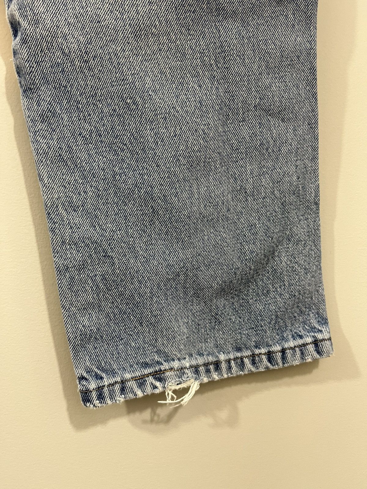 Vintage Thrashed Perfect Fade Light Wash Jeans Size US 36 / EU 52 - 19 Thumbnail