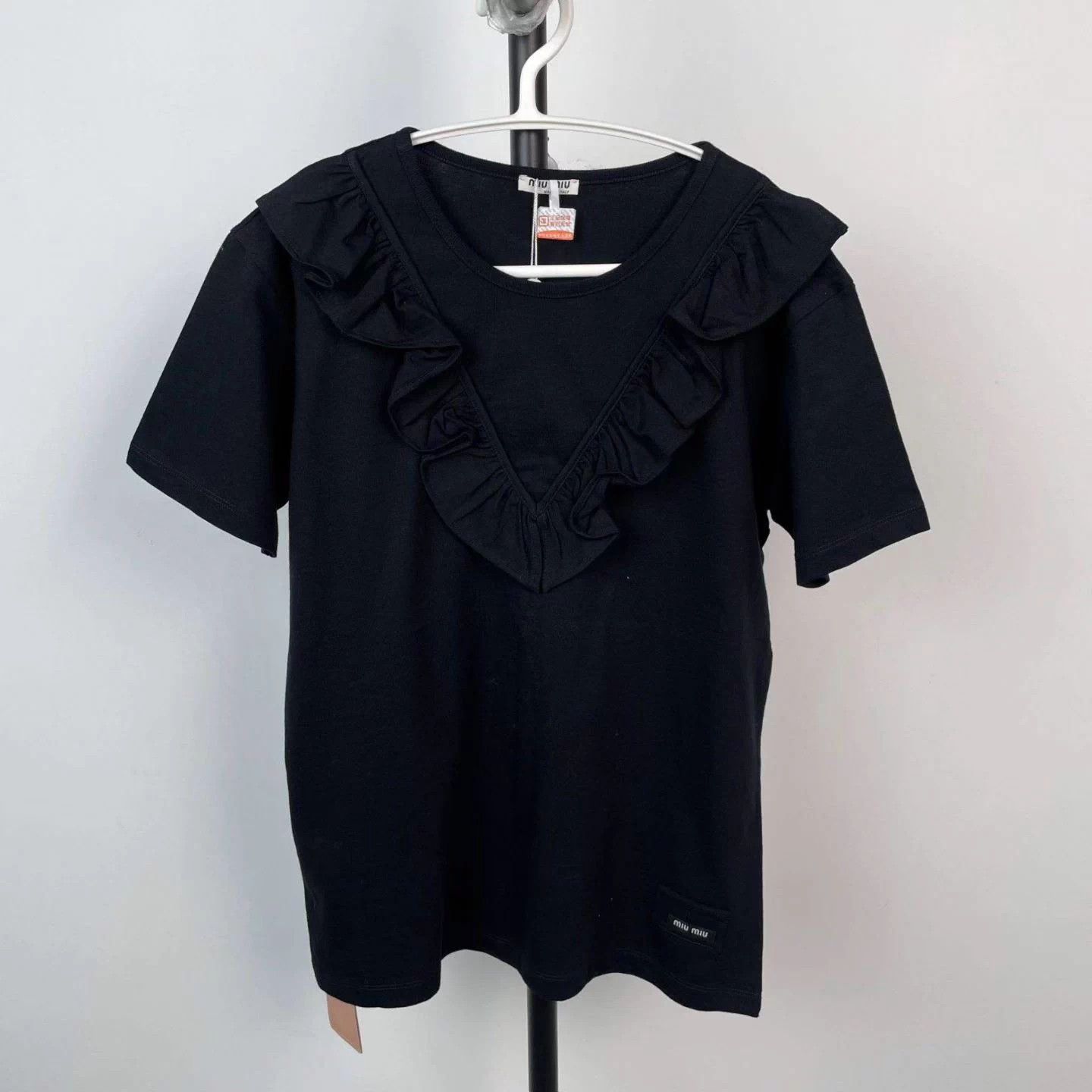 Miu Miu MIU MIU short sleeve T-shirt 40 Size S / US 4 / IT 40 - 1 Thumbnail
