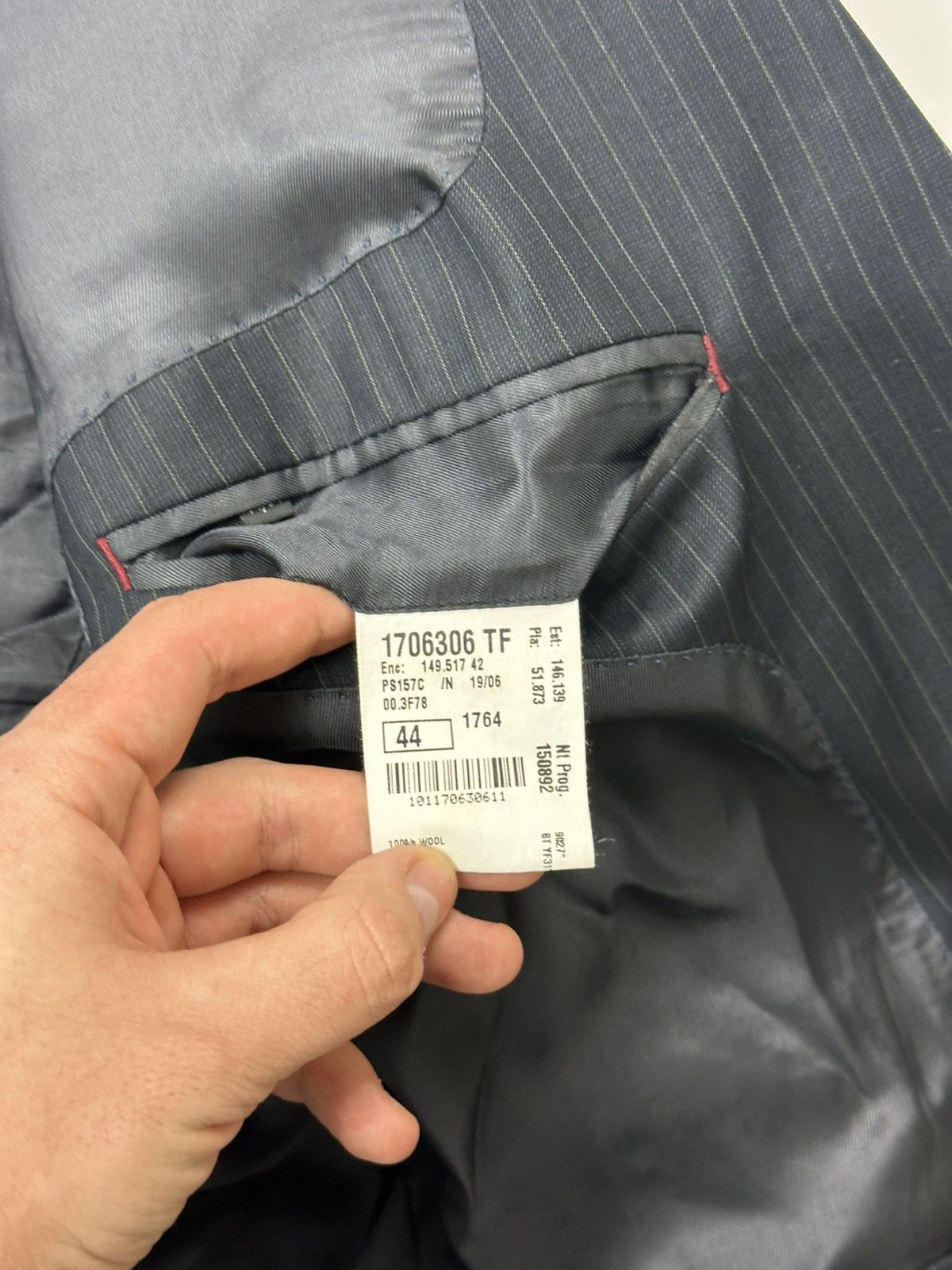 Paul Smith Paul Smith Classic Blazer Men's Black Size 44R - 10 Thumbnail