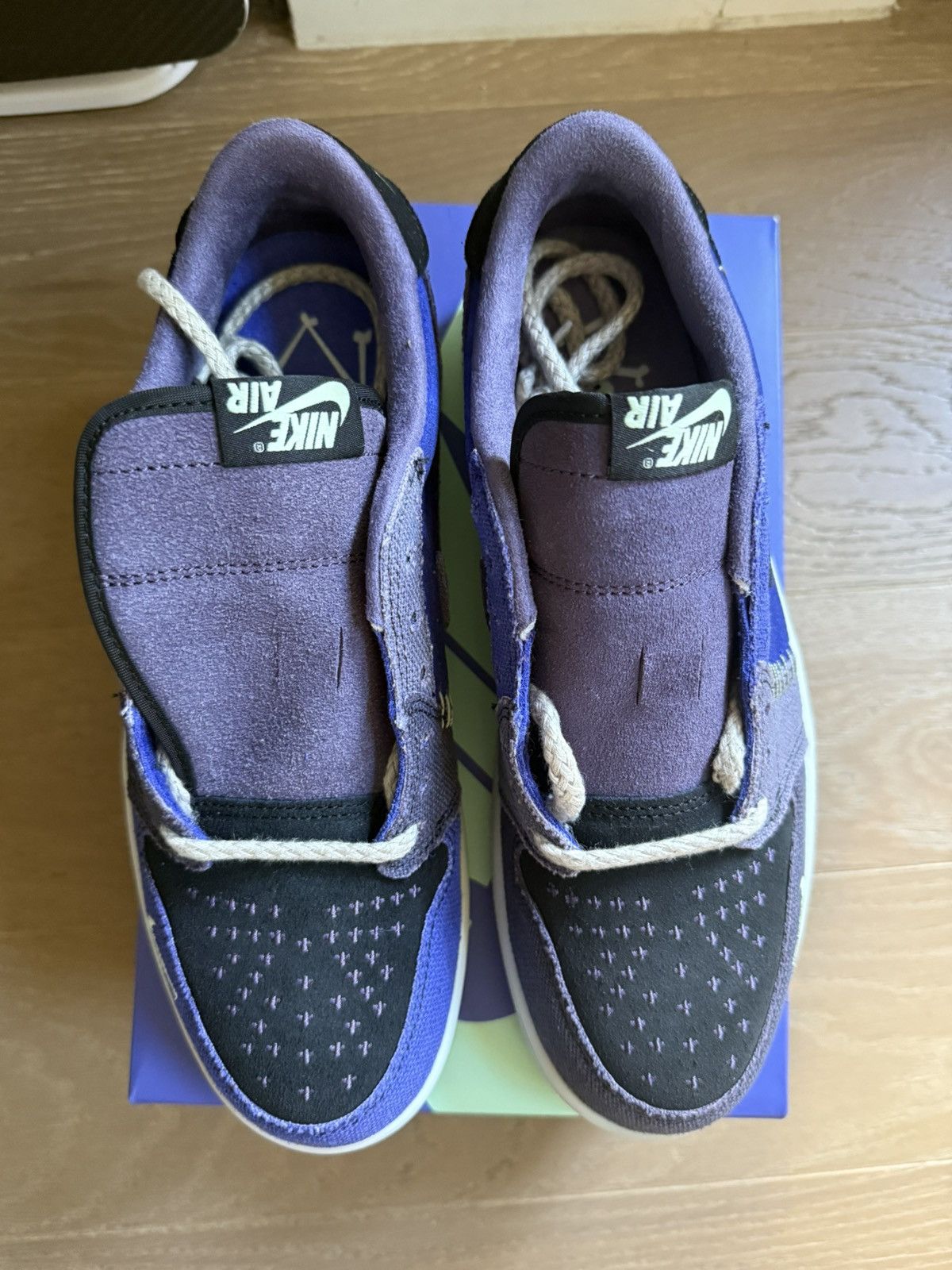 Jordan Brand Zion Williamson x Air Jordan 1 Retro Low OG Voodoo Men's Size US 8.5 / EU 41-42 - 6 Thumbnail