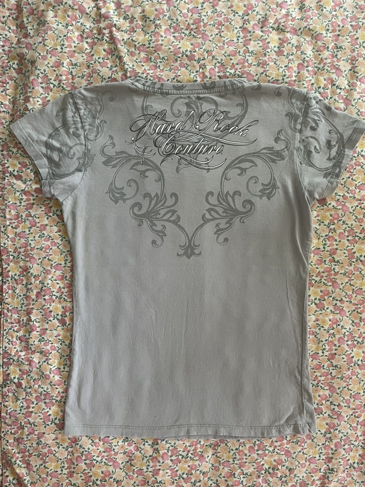 Hard Rock Cafe Hard Rock Couture “Stone Crown” Tee Medium Embellished MINT Size M / US 6-8 / IT 42-44 - 10 Thumbnail