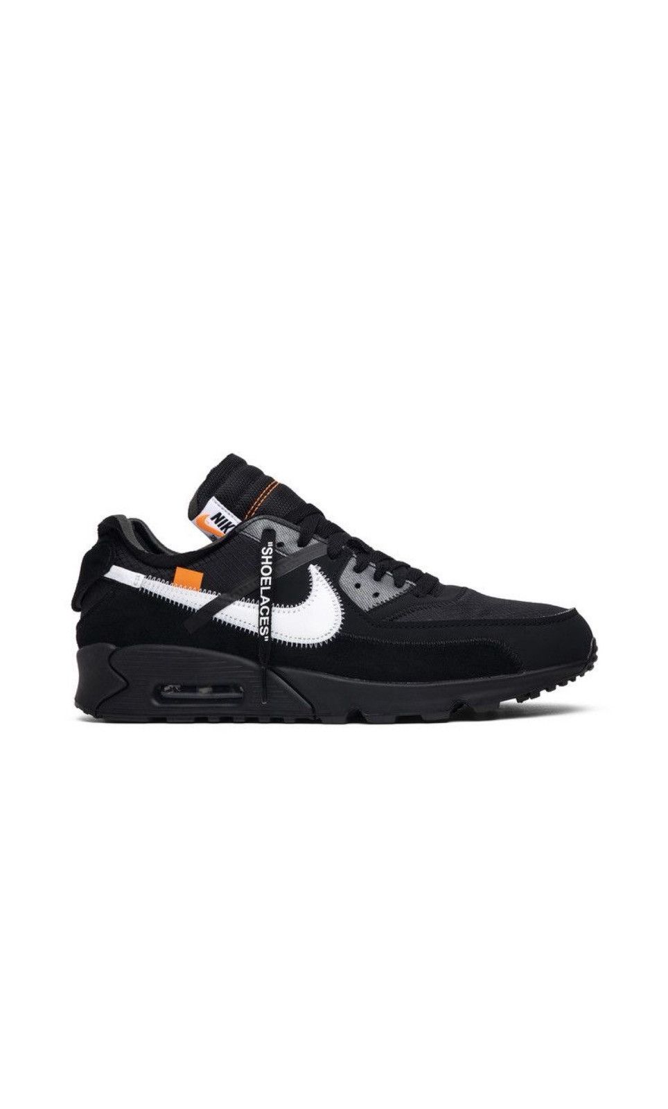 Nike × Off-White 2019 Off White x Nike Air Max 90 Black Size US 10 / EU 43 - 1 Thumbnail