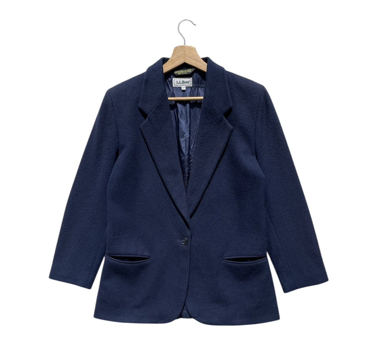 L.L. Bean RARE🔥 L.L Bean Vtg Wool Cashmere Blend Blazer Jacket Womens Size M / US 6-8 / IT 42-44 - 1 Thumbnail