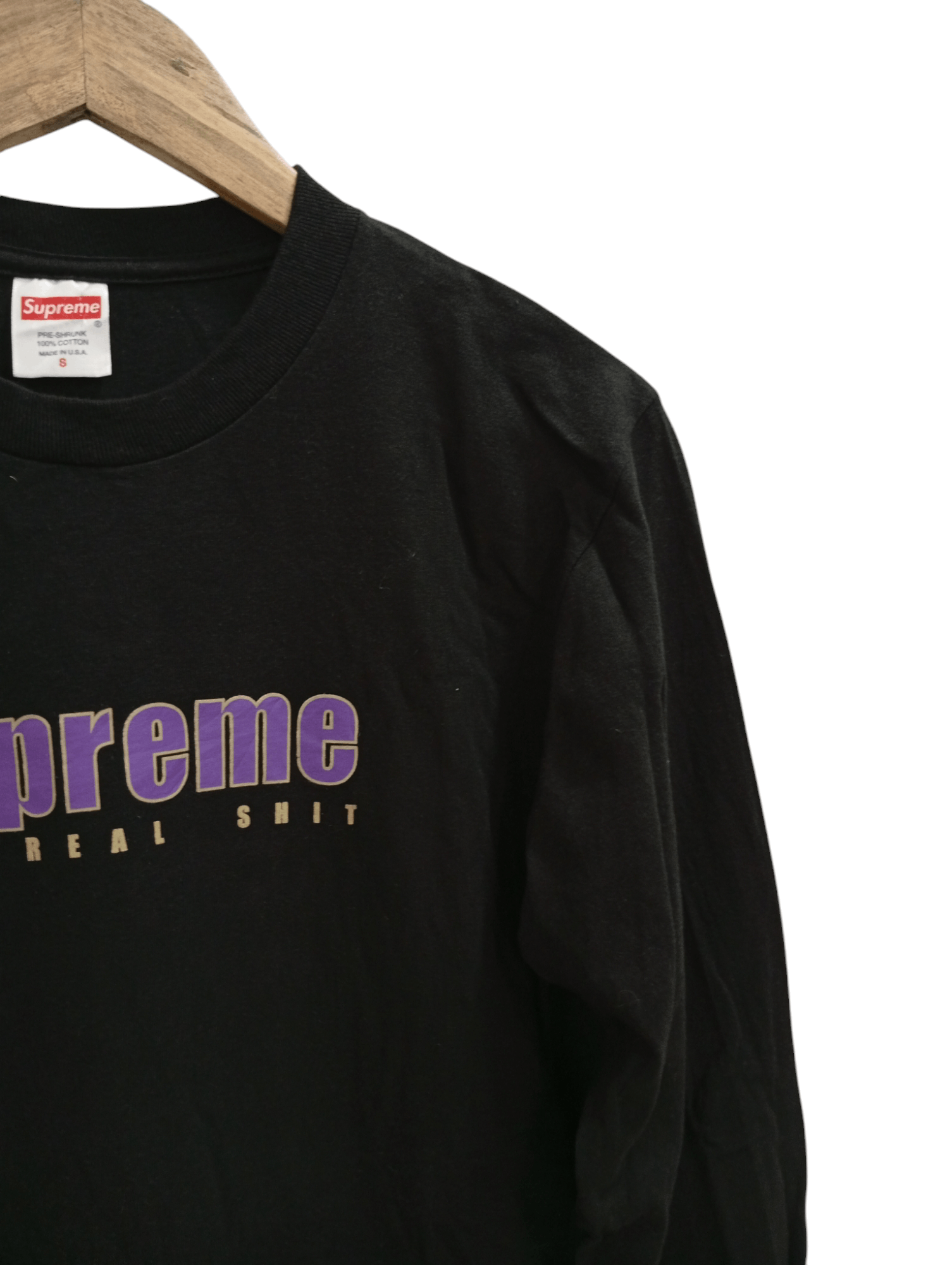 Supreme 🔥🔥Supreme The Real Shit LS T-Shirt Size US S / EU 44-46 / 1 - 12 Thumbnail