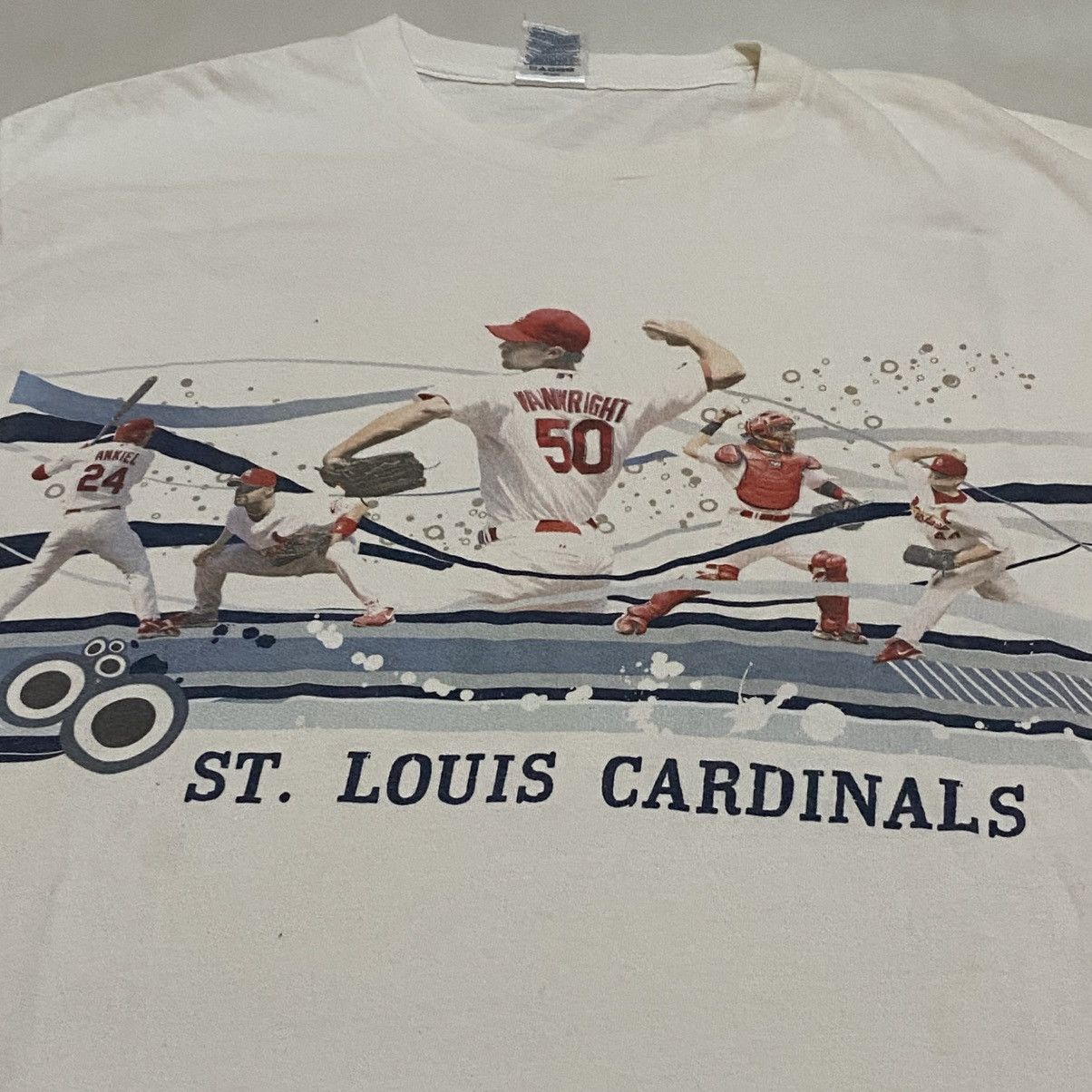 Delta Vintage ST Louis Cardinals Tshirt baseball MLB wainwright Size US XL / EU 56 / 4 - 4 Thumbnail