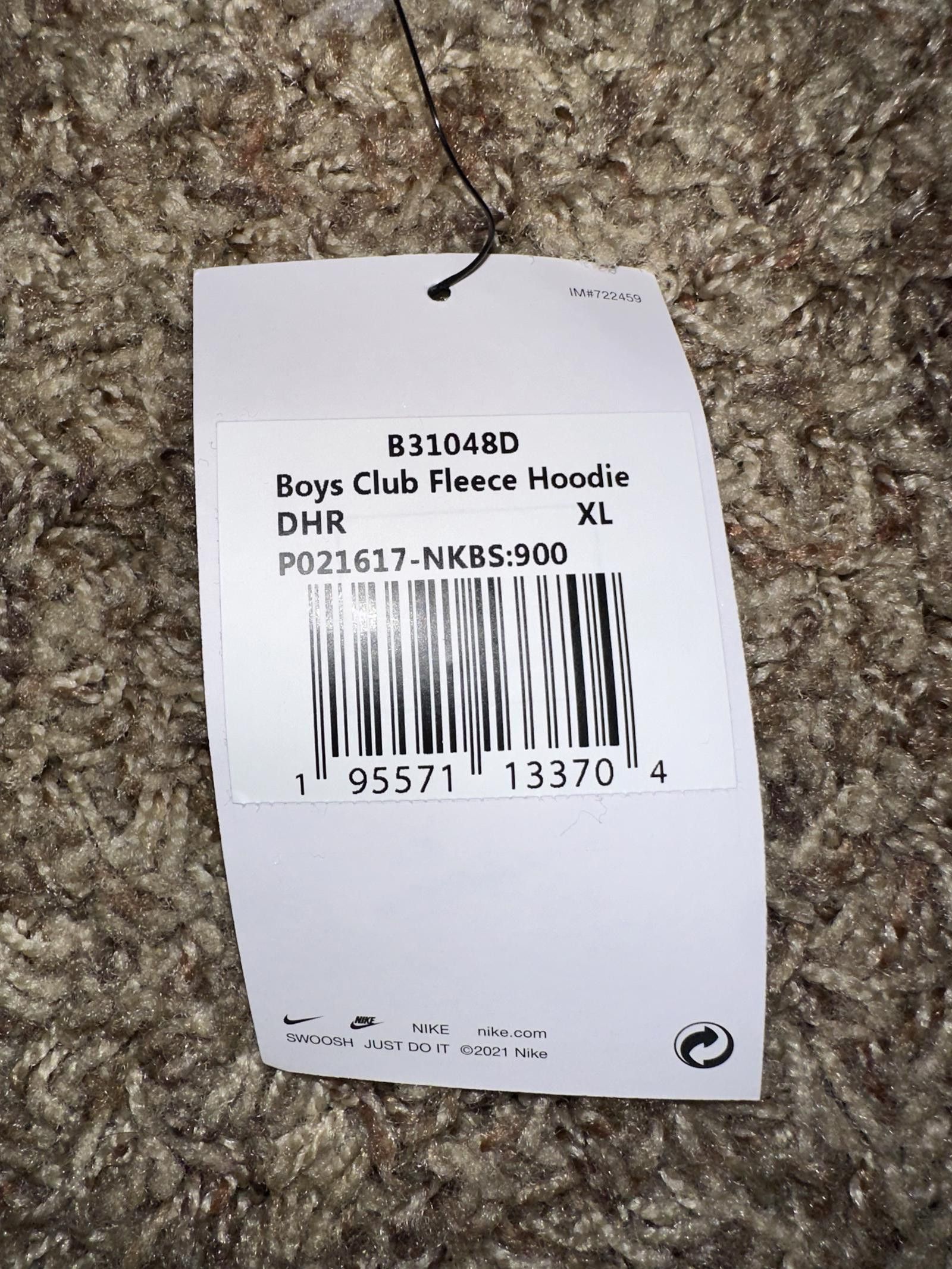 Nike Big Kids (Boy’s) Baseball Club Fleece Pullover Grey Hoodie Sweatshirt