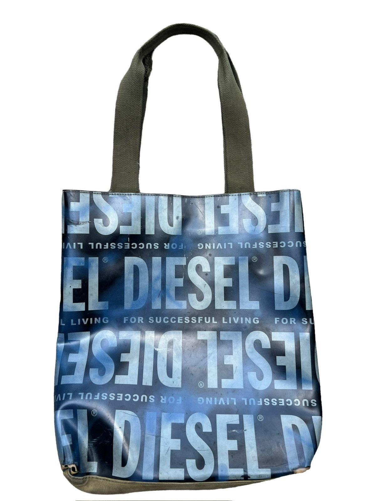 Diesel Vintage y2k Diesel Tote Bag Distressed Cyber Bag Size ONE SIZE - 2 Thumbnail