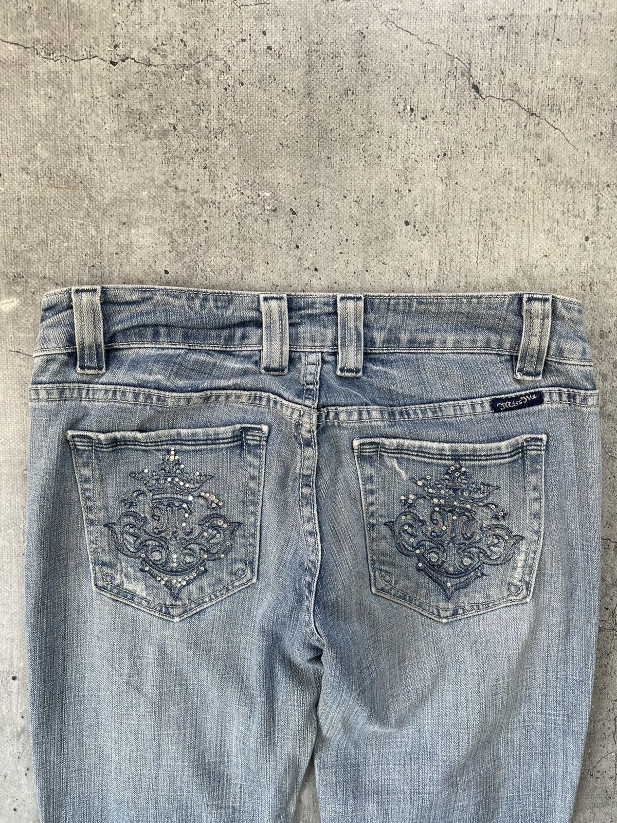 Miss Me Miss Me Jeans Womens 29 Blue Bootcut Denim Regular Fit Women Size 29" - 4 Thumbnail
