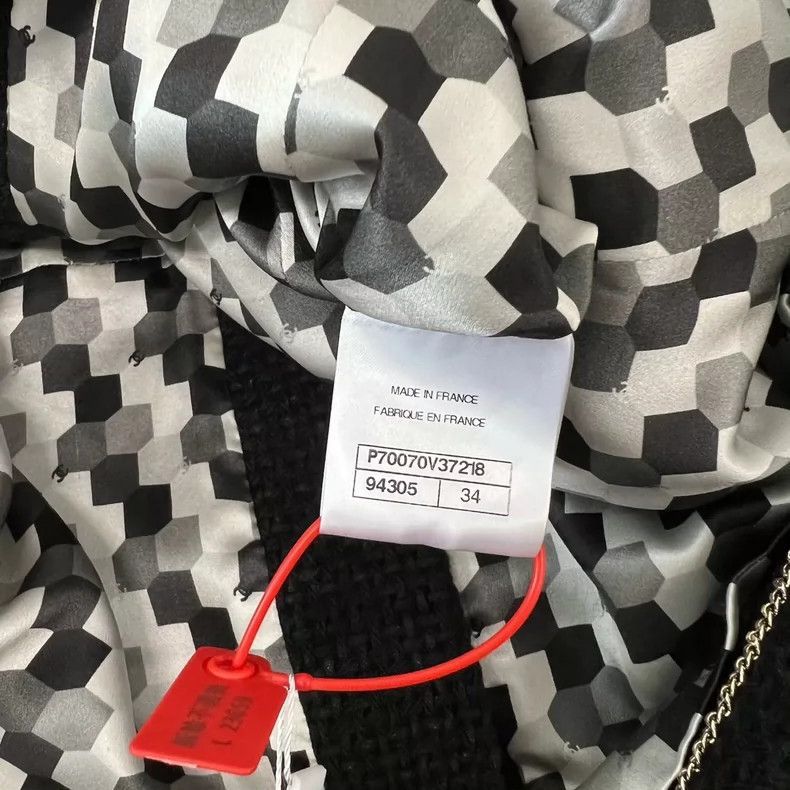 Chanel Chanel Black Tweed Double-Breasted Jacket Size XS / US 0-2 / IT 36-38 - 6 Thumbnail