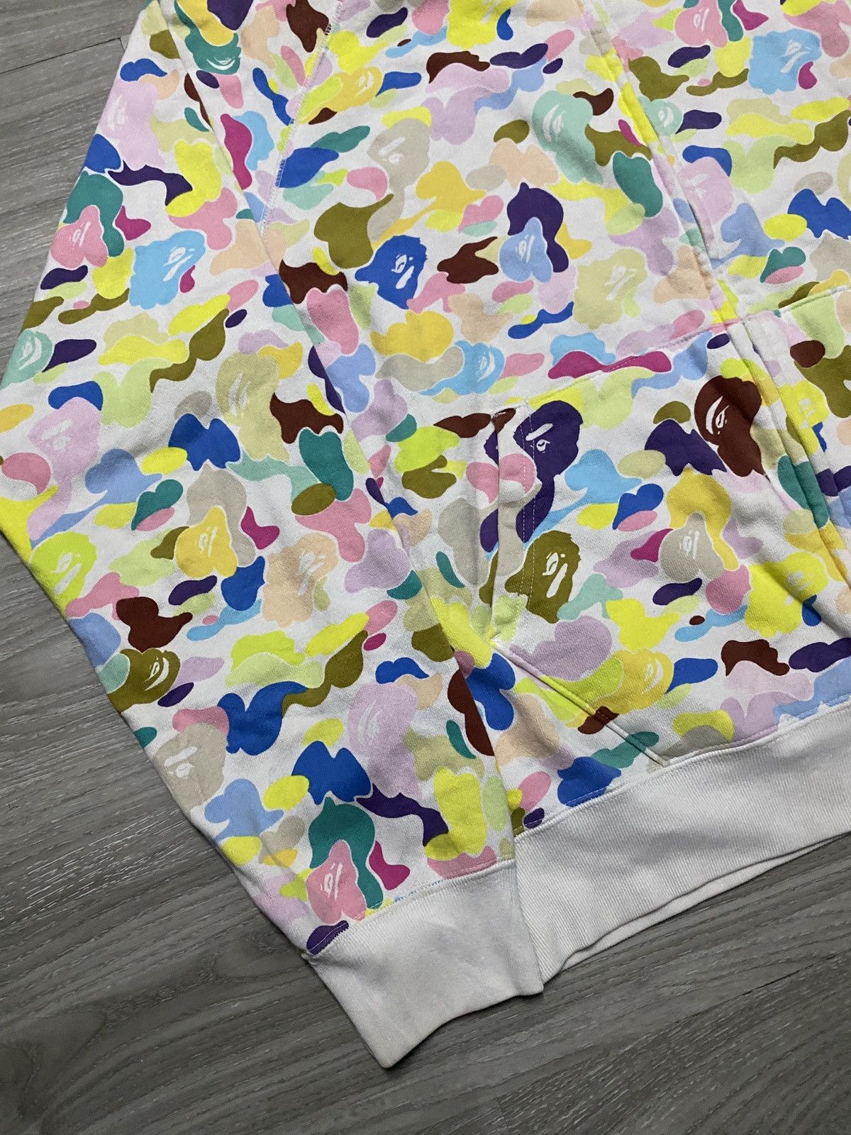 Bape NIGO ERA - BAPE COTTON CANDY MULTICOLOR CAMO FULL ZIP HOODIE Size US S / EU 44-46 / 1 - 3 Thumbnail