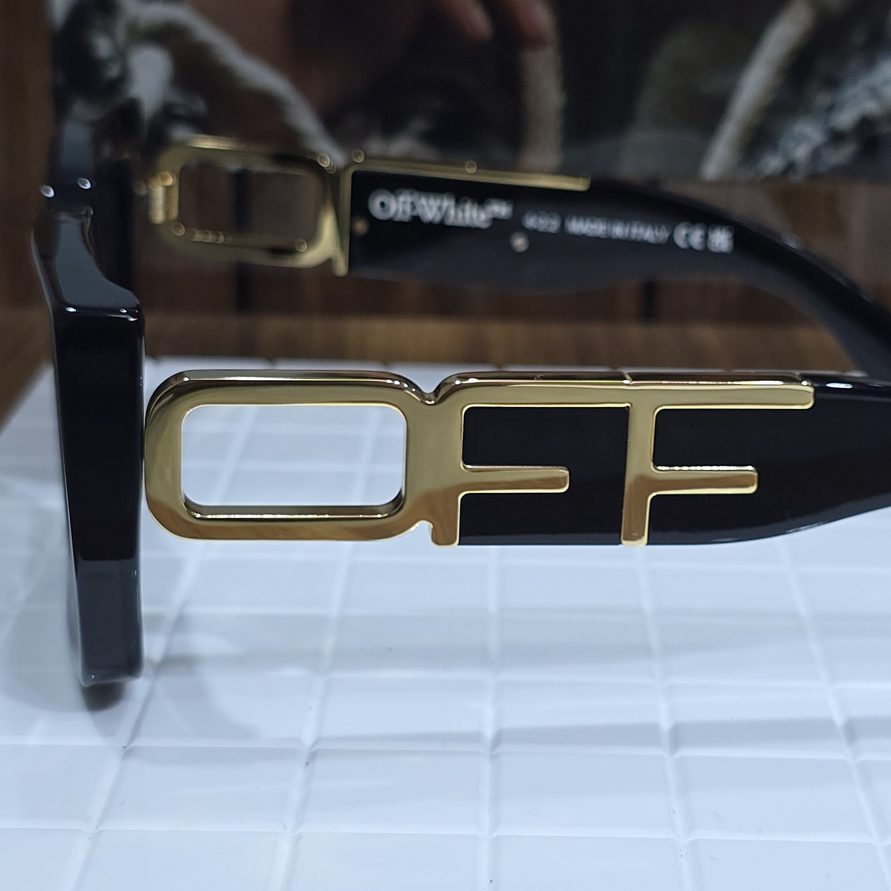 Off-White OFF WHITE Boston Rectangular Frame Sunglasses BLACK Size ONE SIZE - 6 Thumbnail
