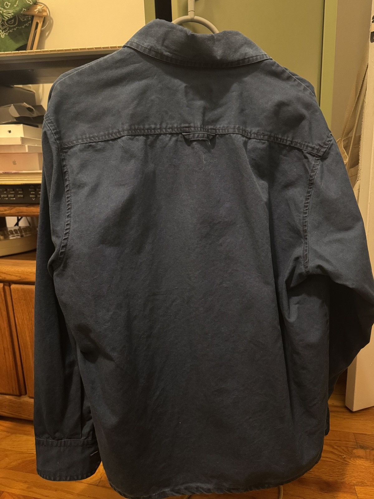 A.P.C. APC Basile Navy Indigo Shirt / Overshirt Size US S / EU 44-46 / 1 - 2 Thumbnail